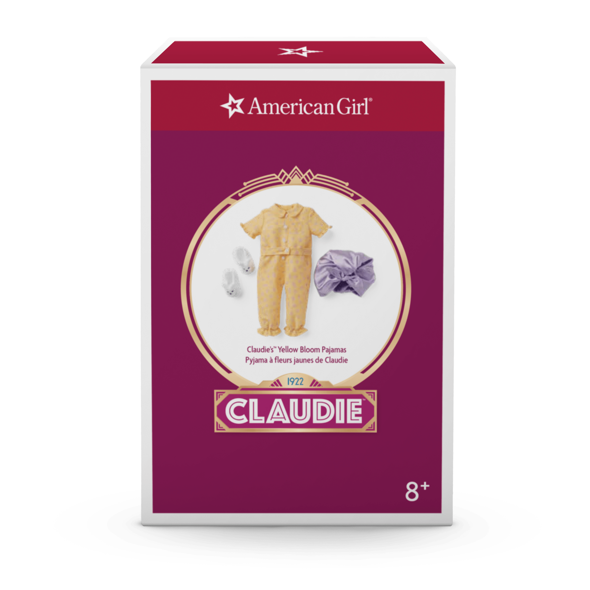 Claudie's Yellow Bloom Pajamas for 18-inch Dolls (Historical Characters) - Image 7