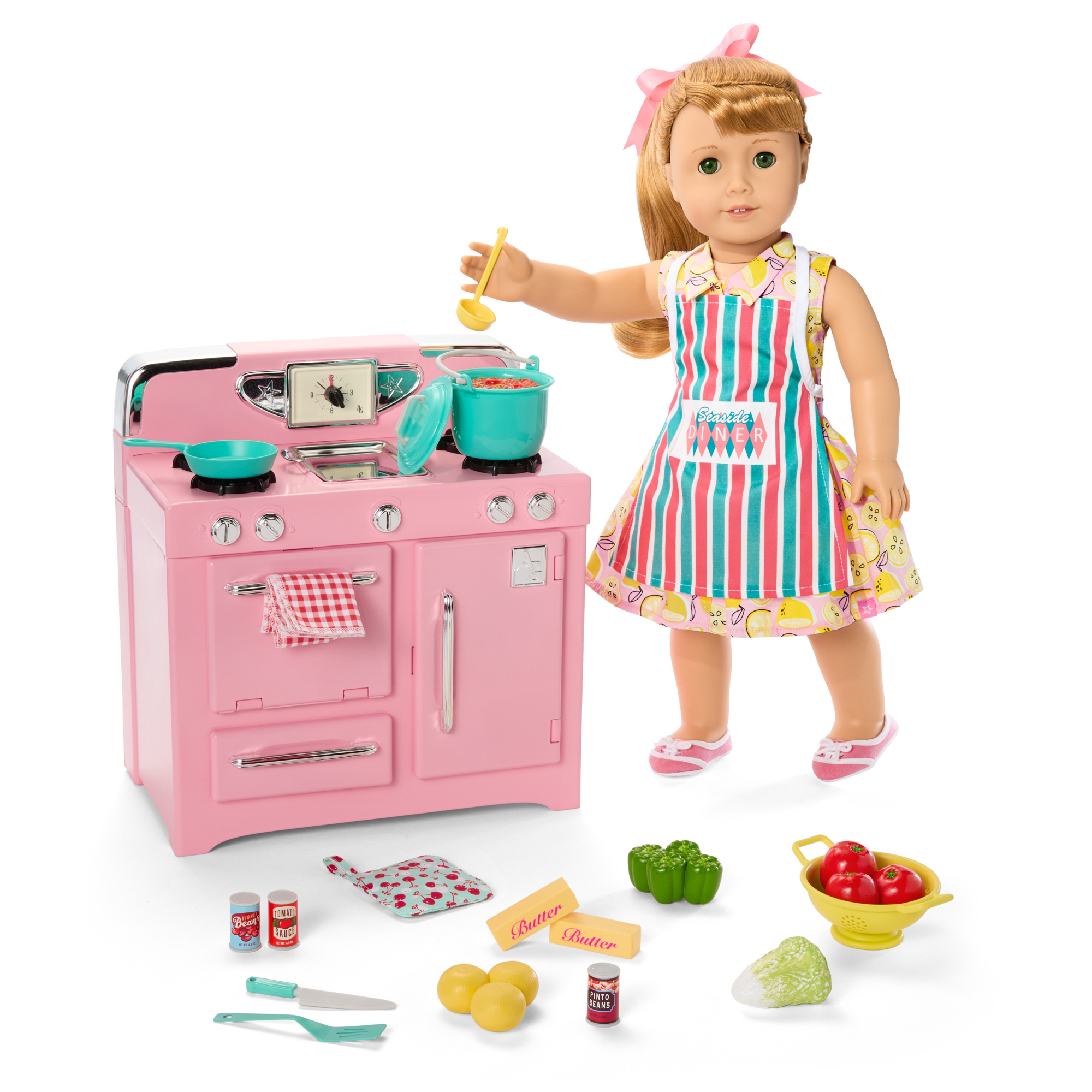 Maryellen's Vintage Stove & Accessories for 18-inch Dolls (Historical Characters) - Image 2