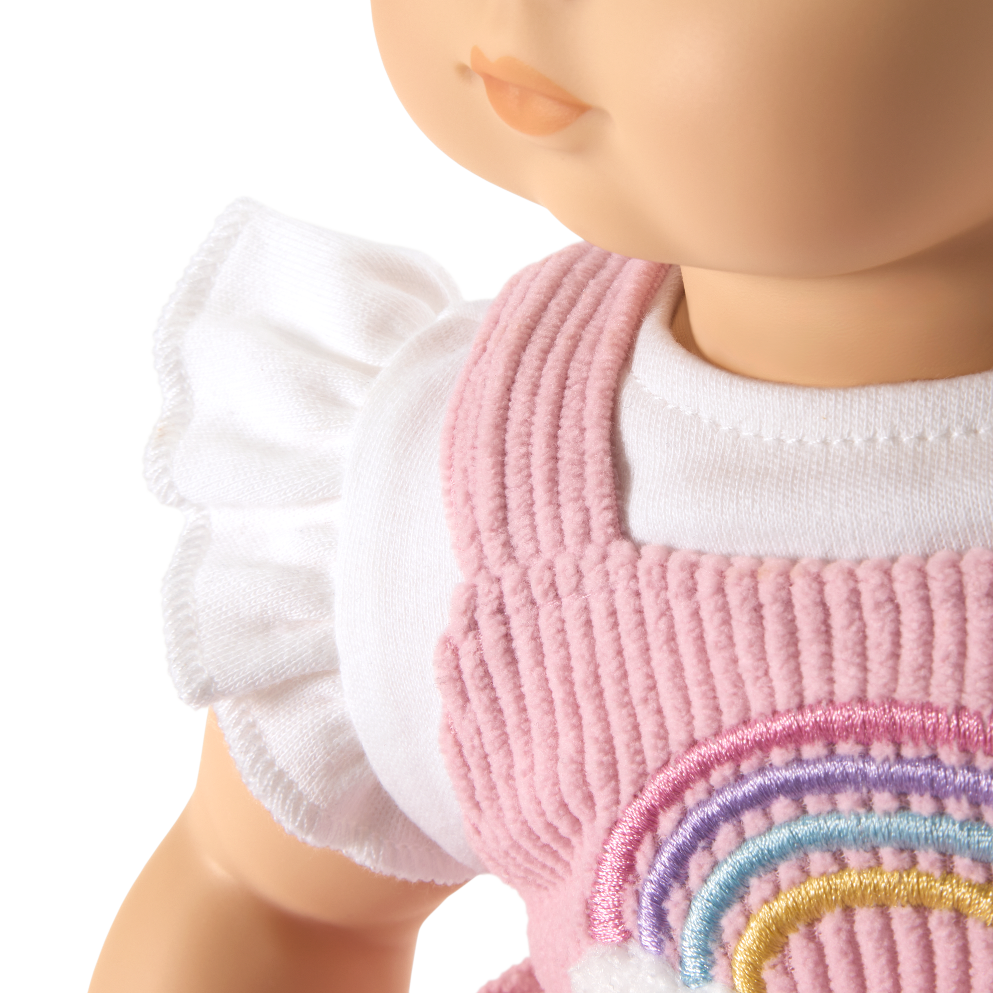 Rainbow Corduroy Outfit for Bitty Baby Dolls - Image 5