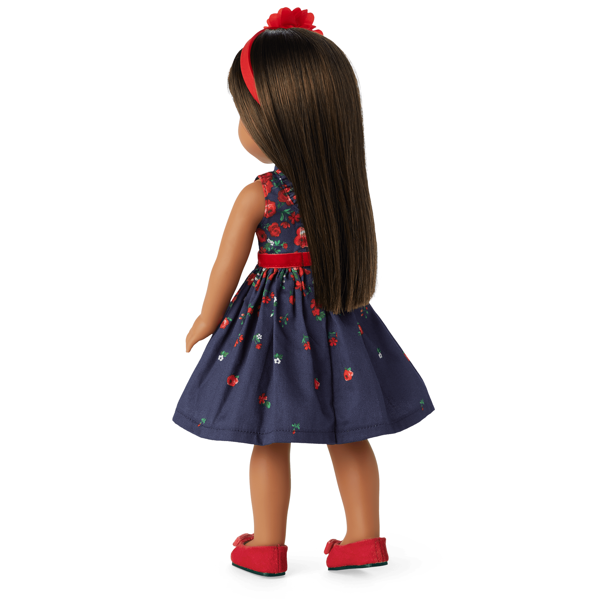 American Girl x Janie and Jack Wrapped in Roses Party Dress for WellieWishers Dolls - Image 10