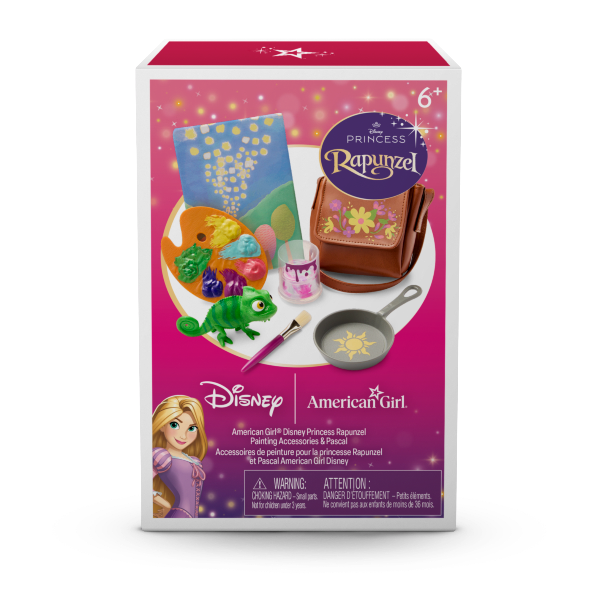 American Girl Disney Princess Rapunzel Painting Accessories & Pascal for 18-inch Dolls - Image 10
