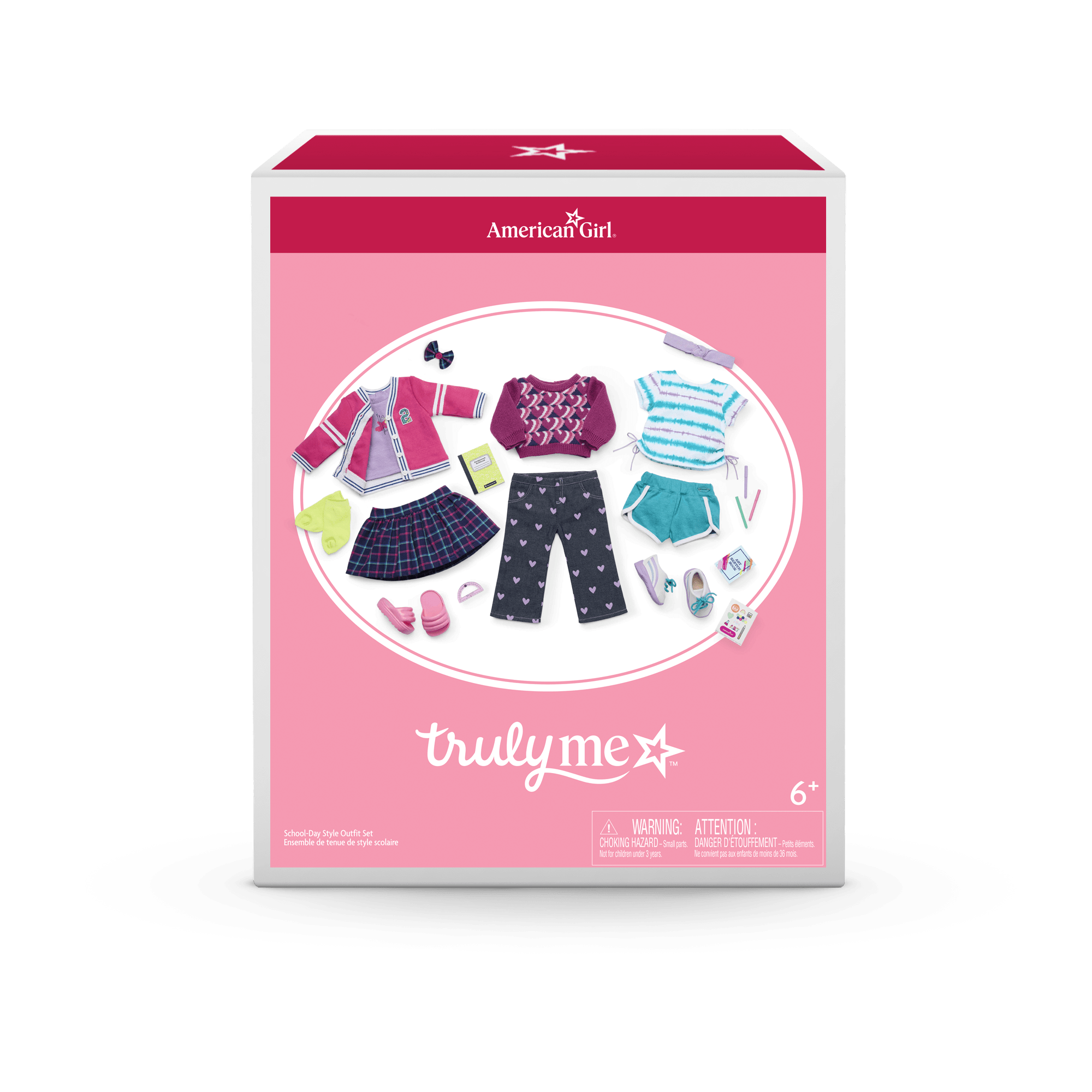 School-Day Style Outfit Set for 18-inch Dolls - Image 19
