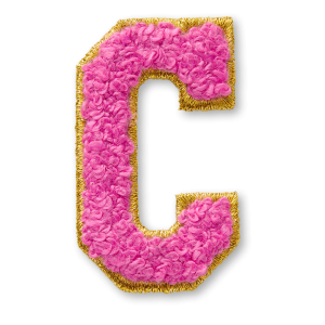 AG Letter C Stick-On Patch