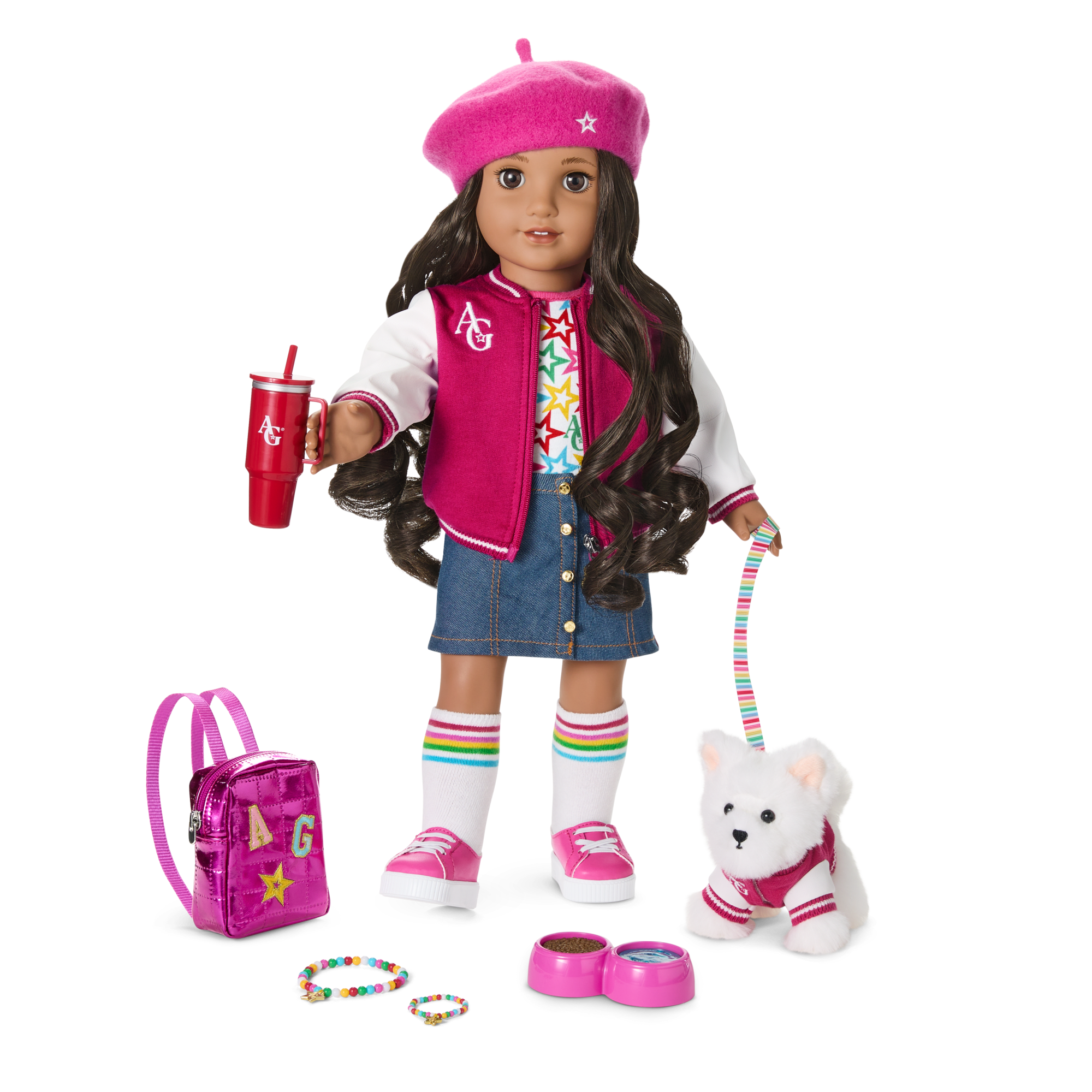 Truly Me 18-inch Doll #108 with curly black-brown hair - Image 16