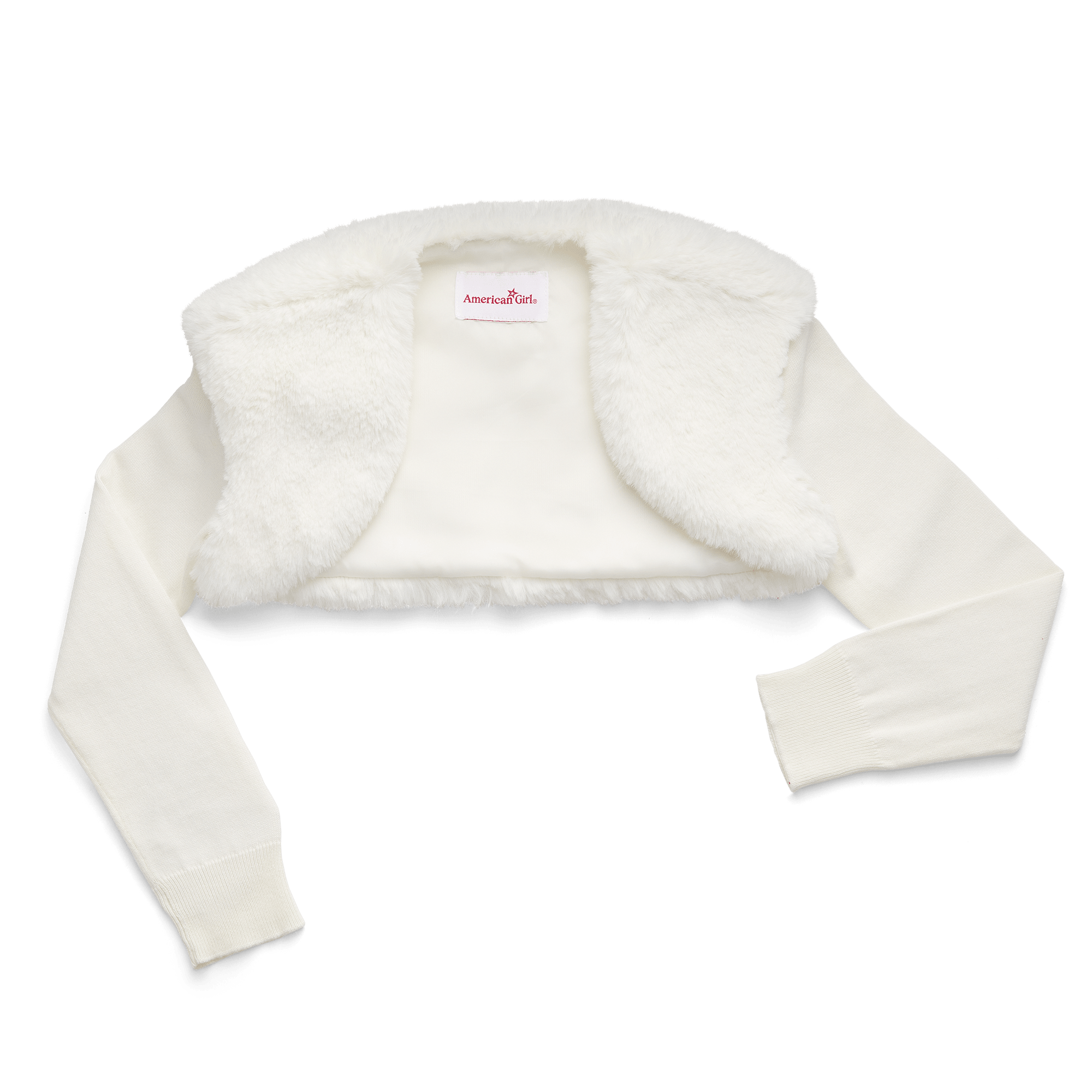 American Girl x Something Navy Frosty Faux-Fur Shrug for Girls - Image 5