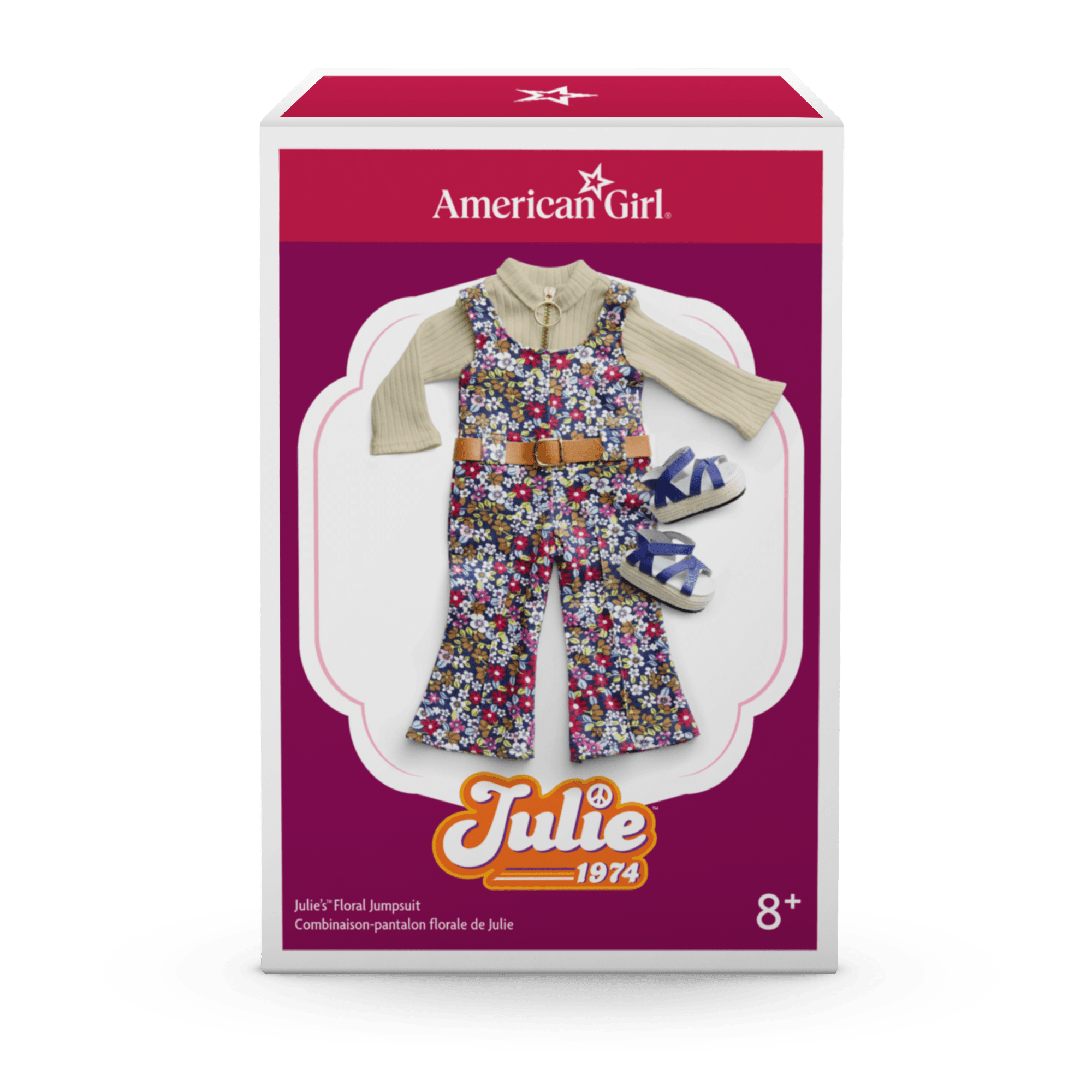 Julie's Floral Jumpsuit for 18-inch Dolls (Historical Characters) - Image 7