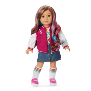 Truly Me 18-inch Doll #101 with wavy caramel hair