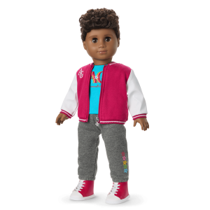 Truly Me 18-inch Doll #113 with curly dark-brown hair