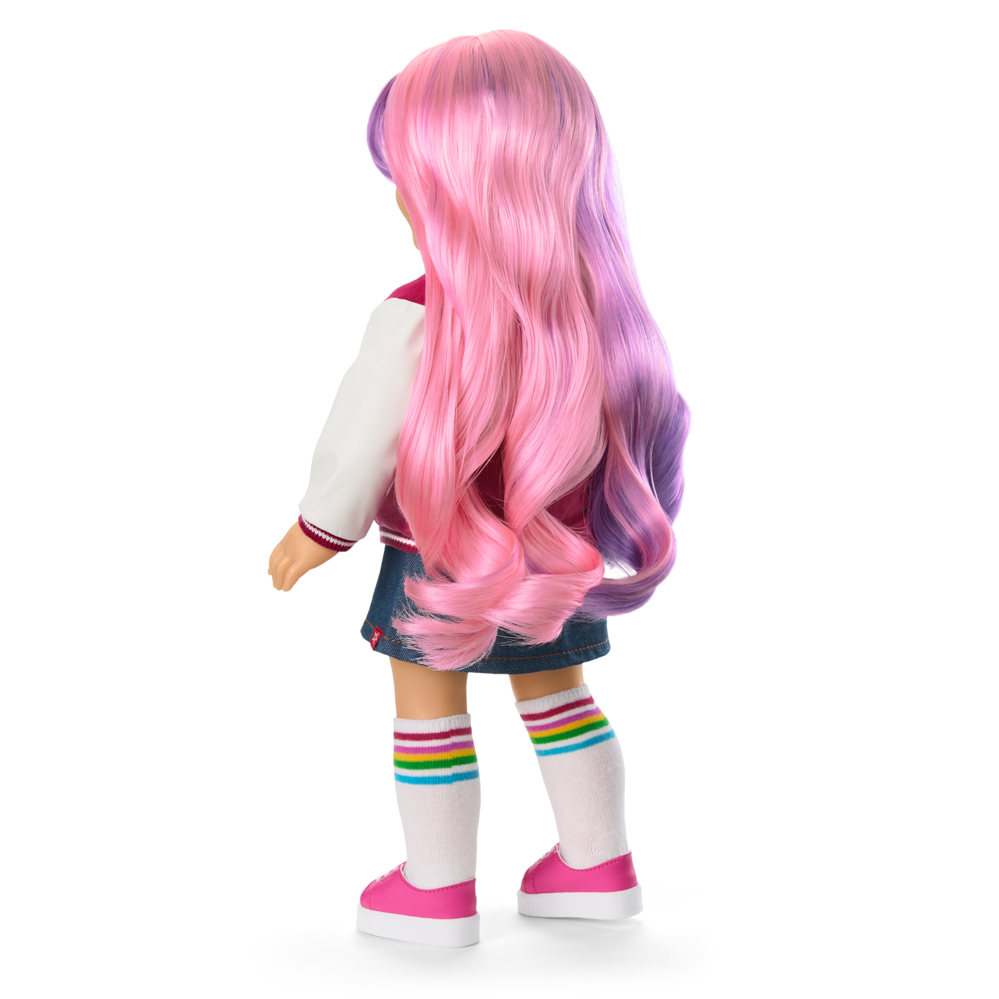 Truly Me 18-inch Doll #116 with wavy purple-and-pink hair - Image 3