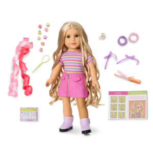 Long Hair Looks by Truly Me 18-inch Doll #133 & hair accessories