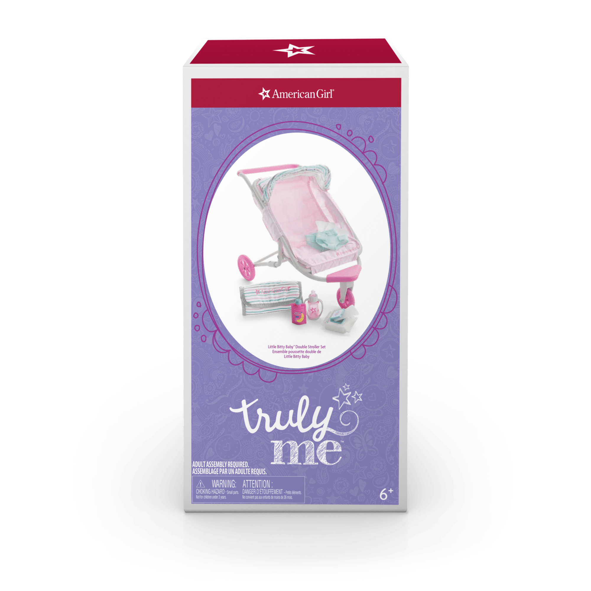 Little Bitty Baby Double Stroller Set for 7.75-inch Dolls - Image 7