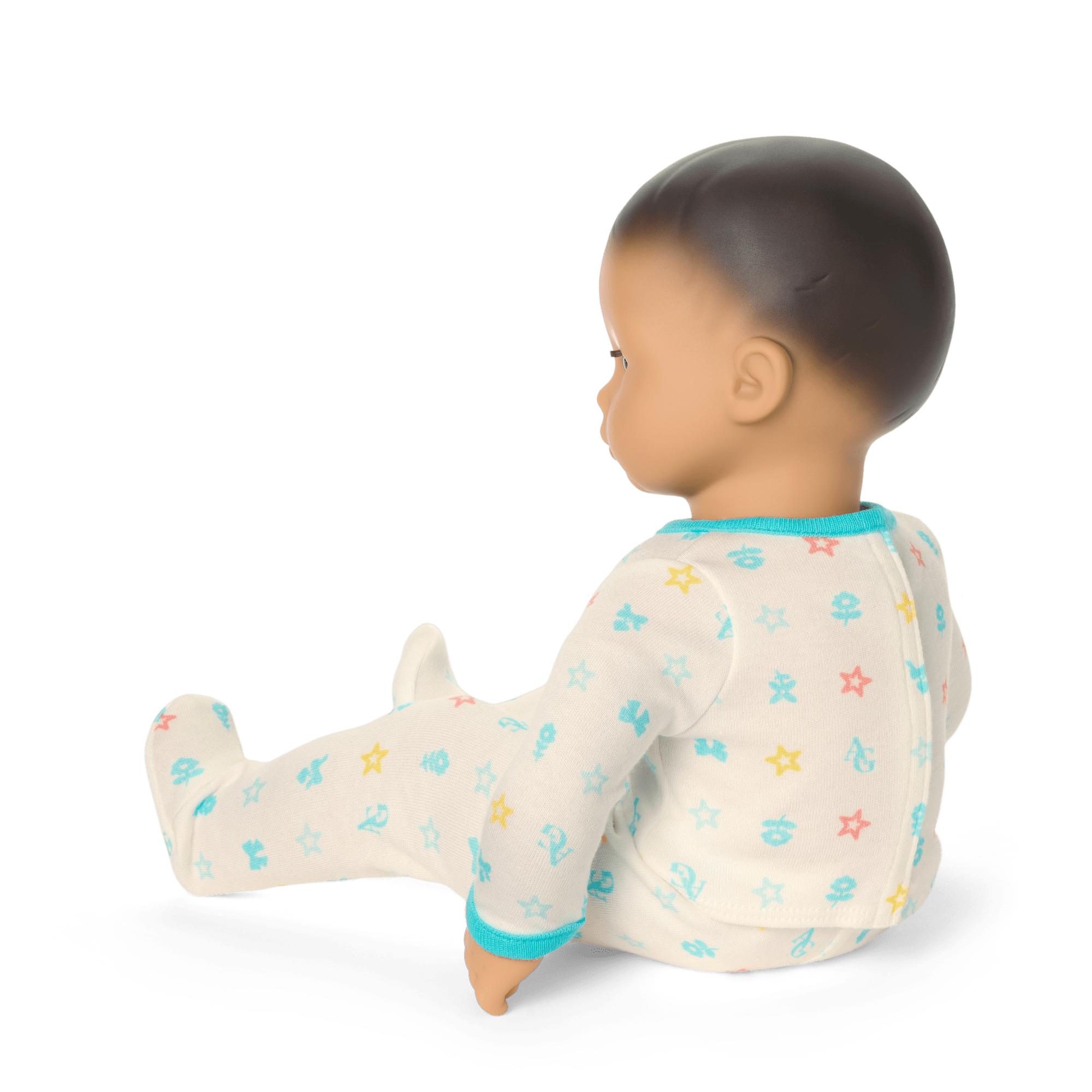 Bitty Baby Doll #4 with black hair in Pastel Blue - Image 4