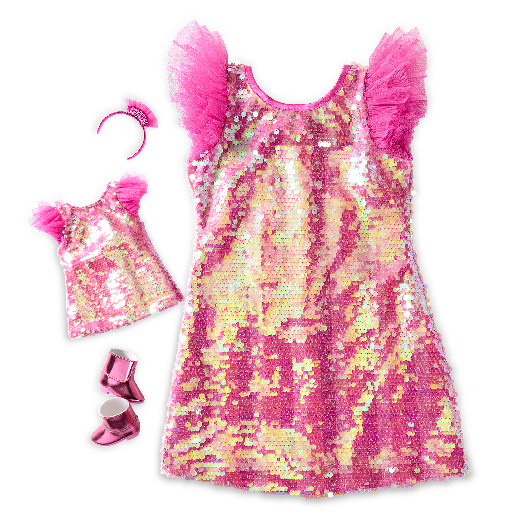 Happy Birthday to You Dresses for Girls & 18-inch Dolls - Image 2