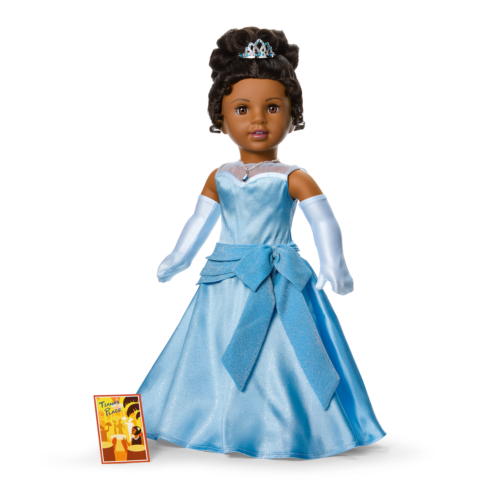 American Girl Disney Princess Tiana Evening Star Dress & Accessories for 18-inch Dolls - Image 2