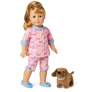 Maryellen's Dachshund Pajamas & Dog (Historical Characters)