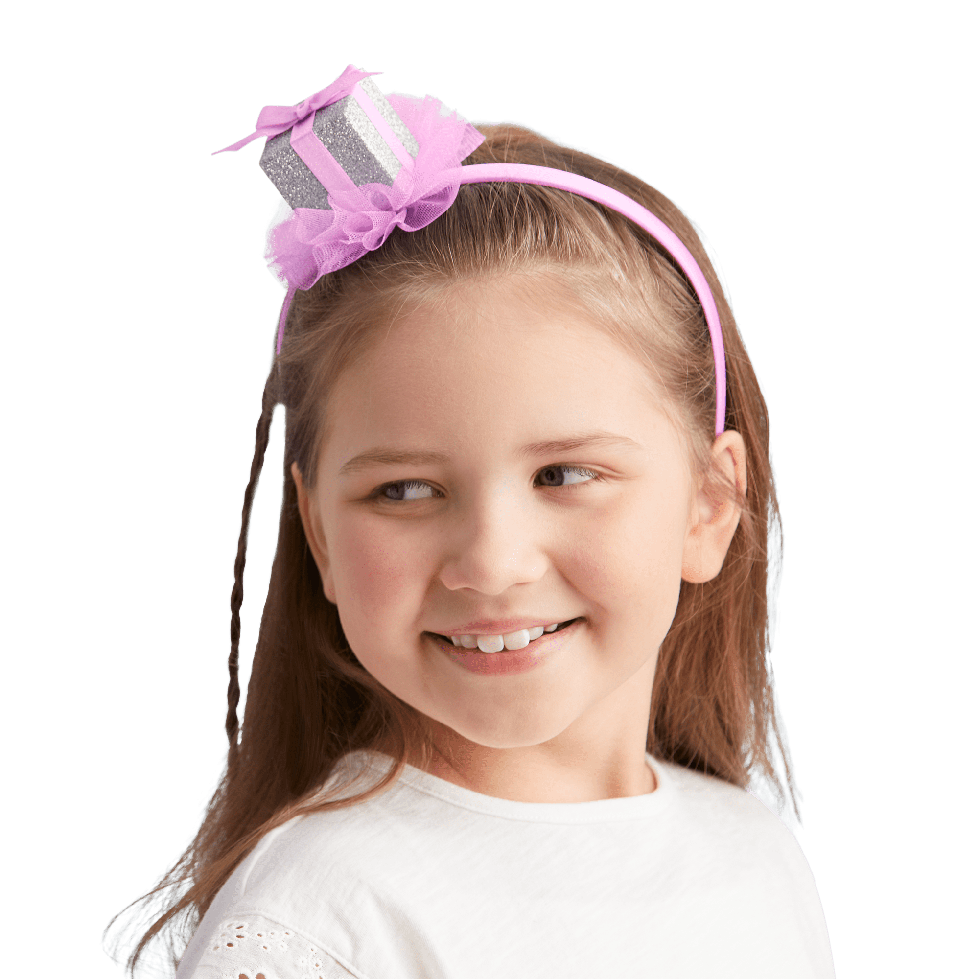 Happy Birthday Present Headband for Girls
