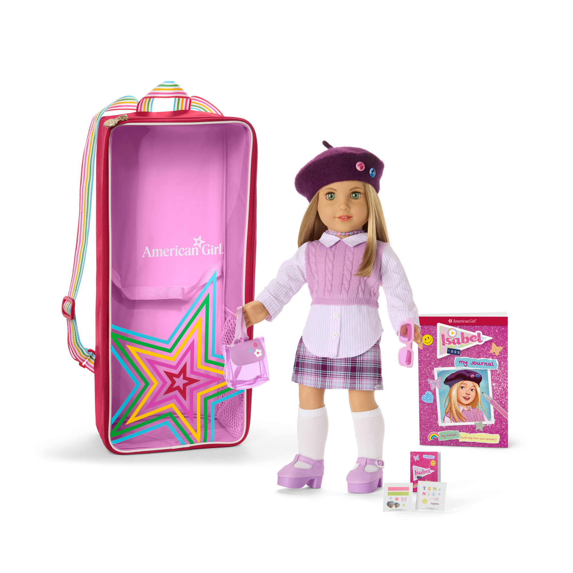 Isabel 18-inch Doll. Journal. Accessories & Doll Carrier (Historical Characters)