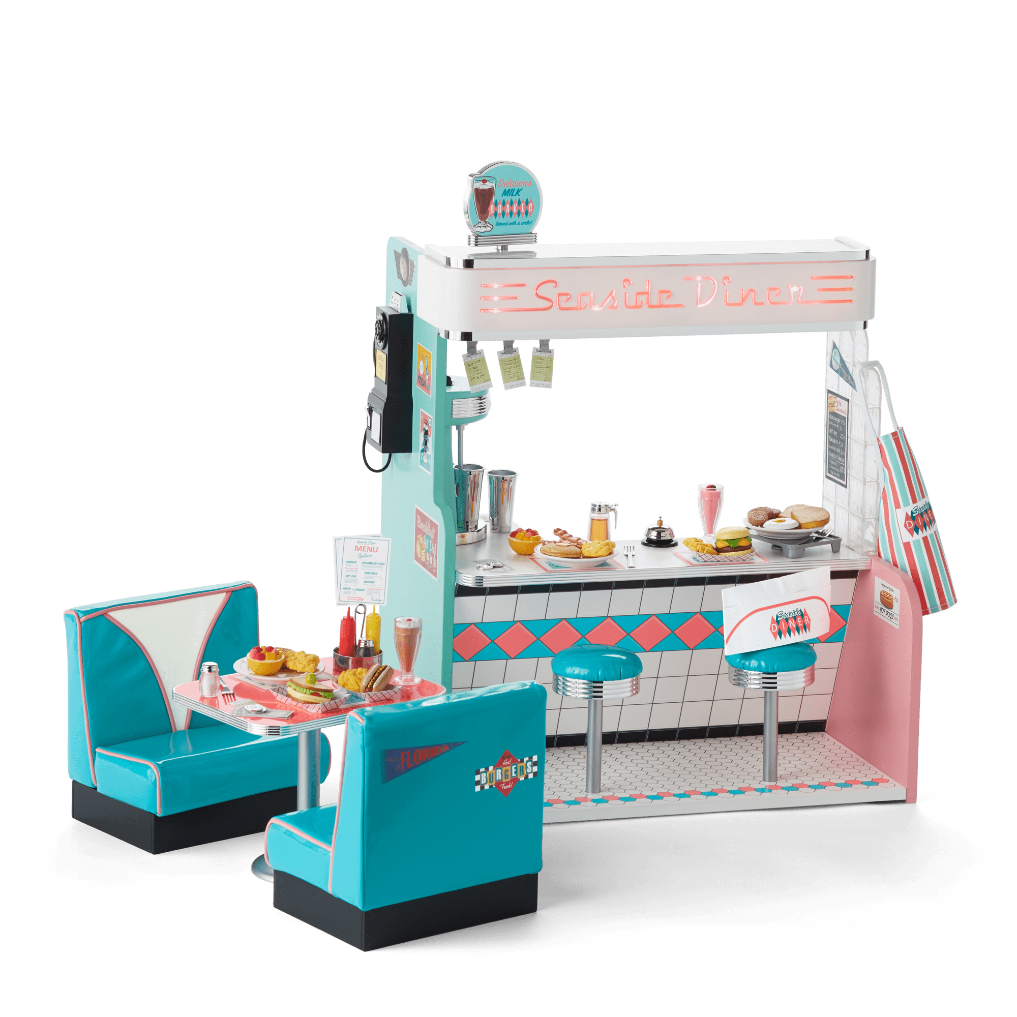 Maryellen's Seaside Diner for 18-inch Dolls (Historical Characters)