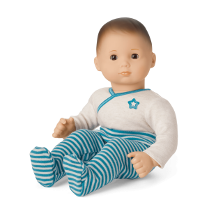 Bitty Baby  Doll #2 with brown hair in Soft Blue