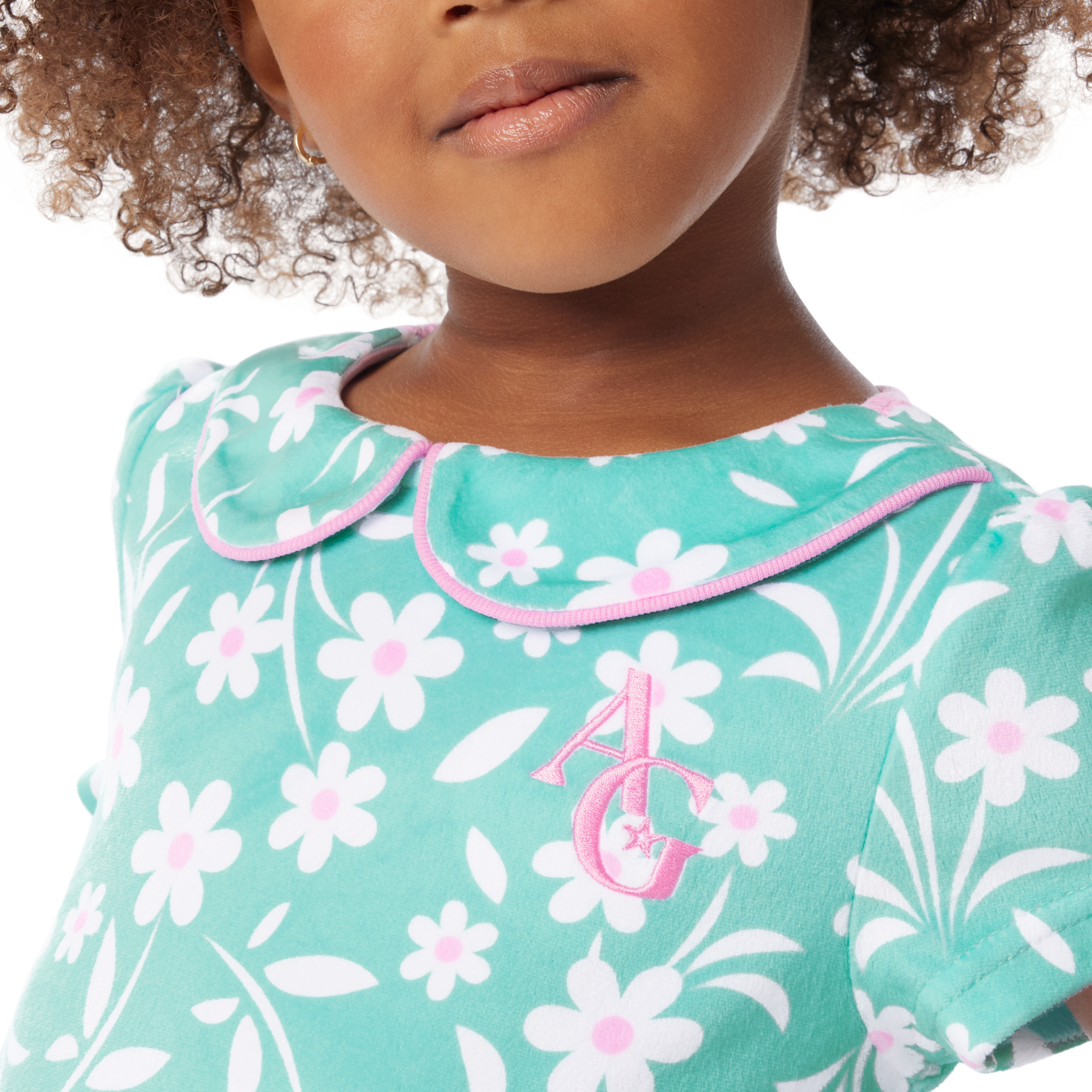 Flower Fun PJs for Little Girls (Bitty Baby ) - Image 5