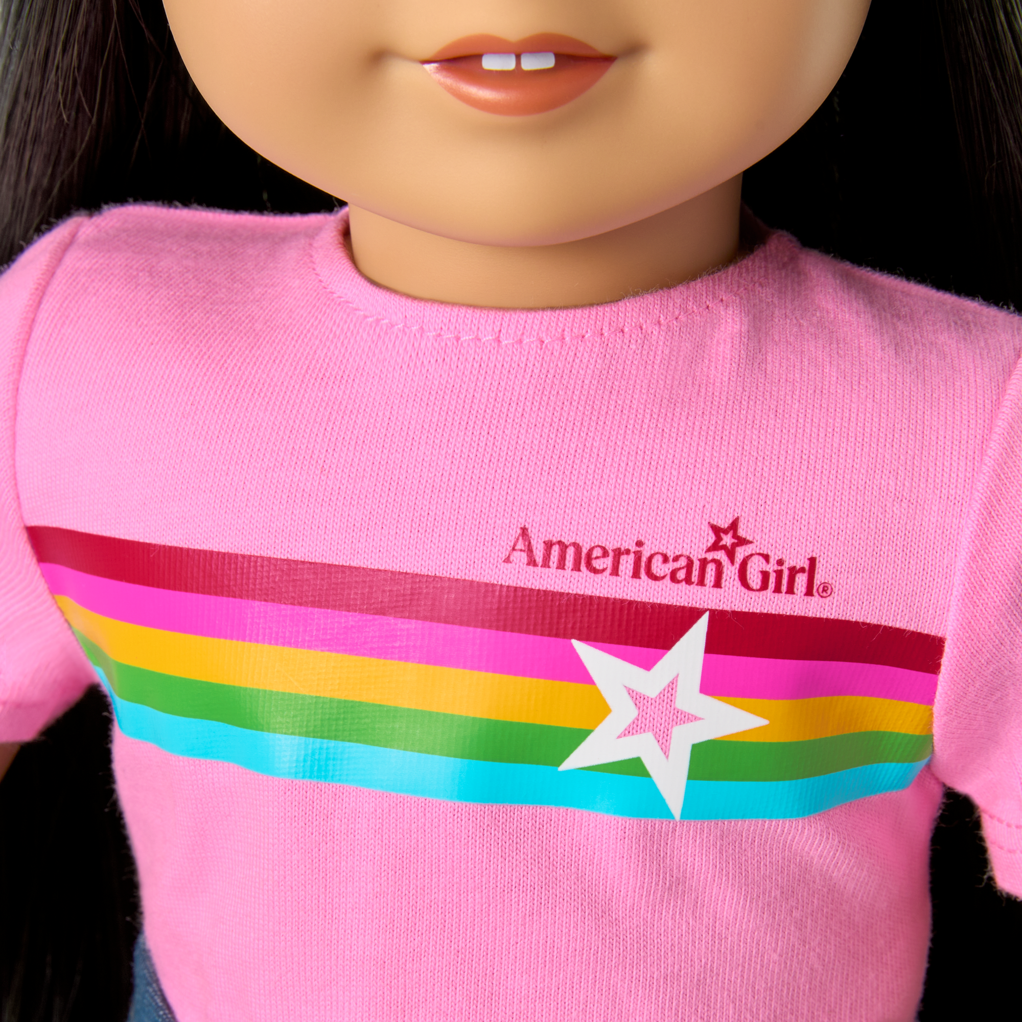 Truly Me 18-inch Doll #130 with straight black-brown hair - Image 11