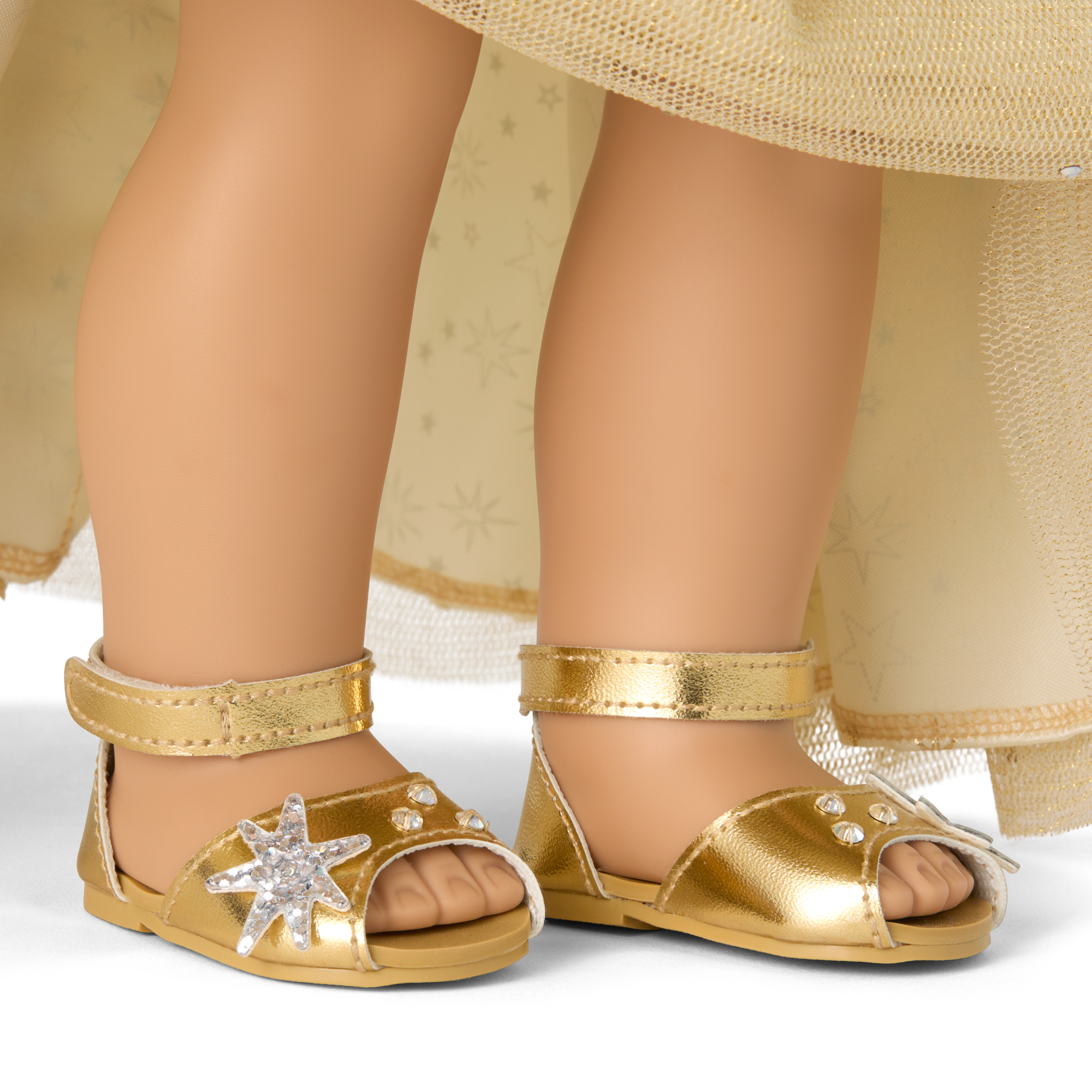 American Girl 2025 Glimmering Gold Holiday Collector Doll - Image 13