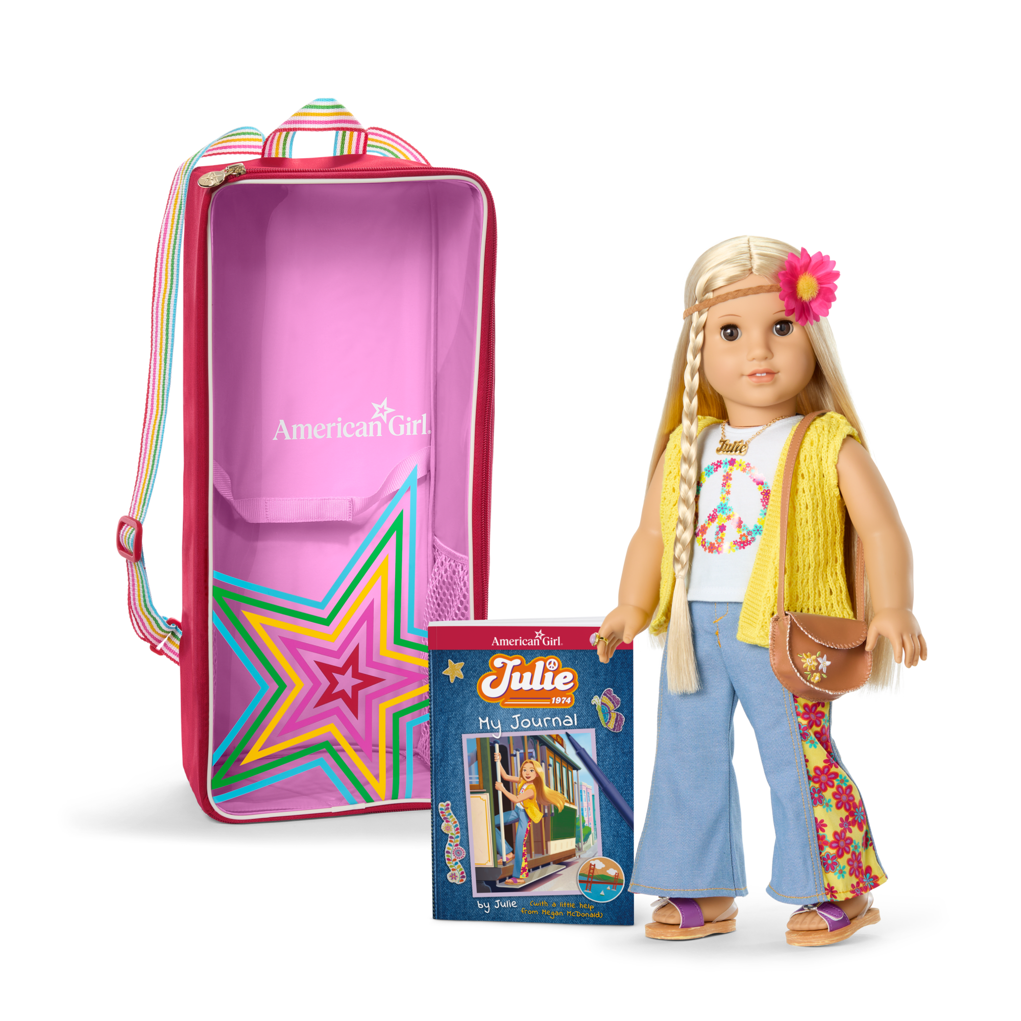 Julie 18-inch Doll. Journal. Accessories & Doll Carrier (Historical Characters)