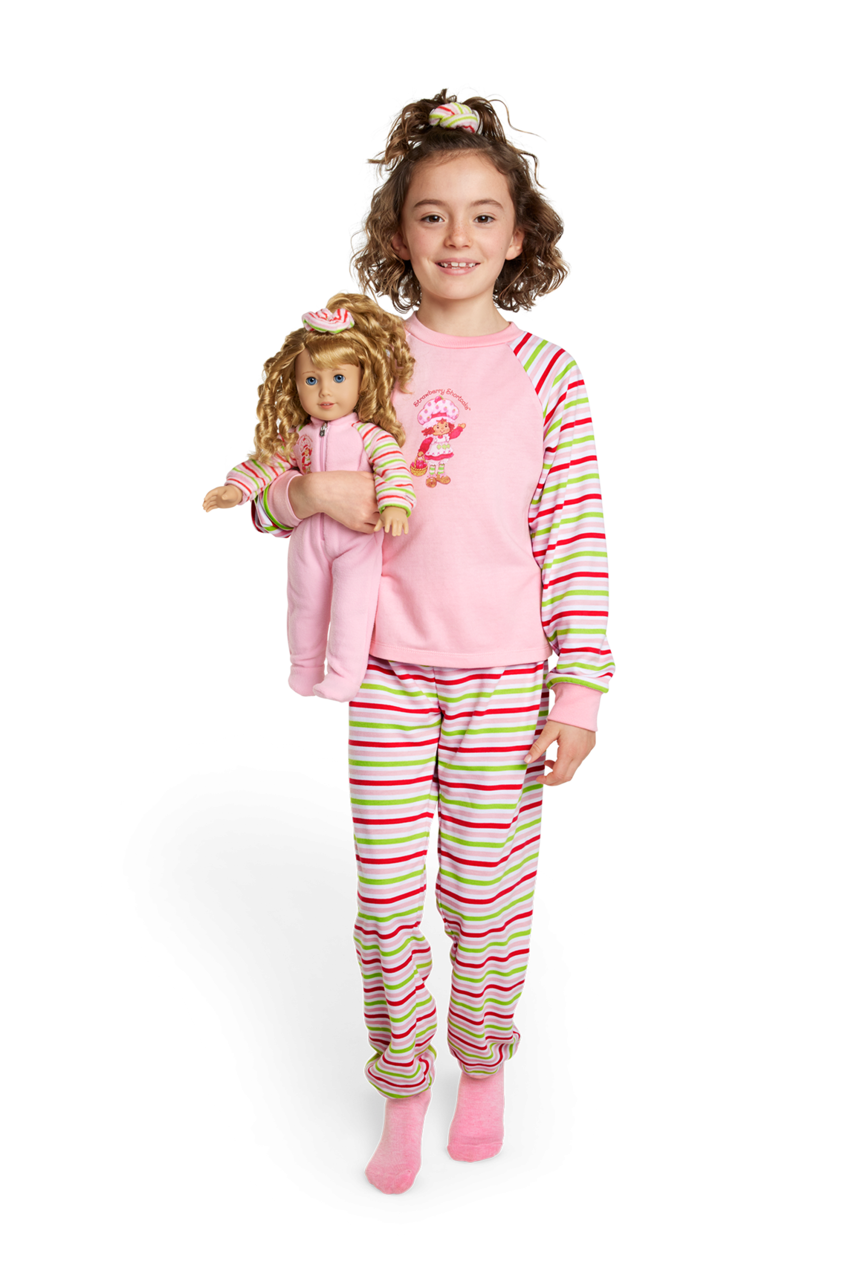 Courtney's Strawberry Shortcake PJs for Girls & 18-inch Dolls (Historical Characters)