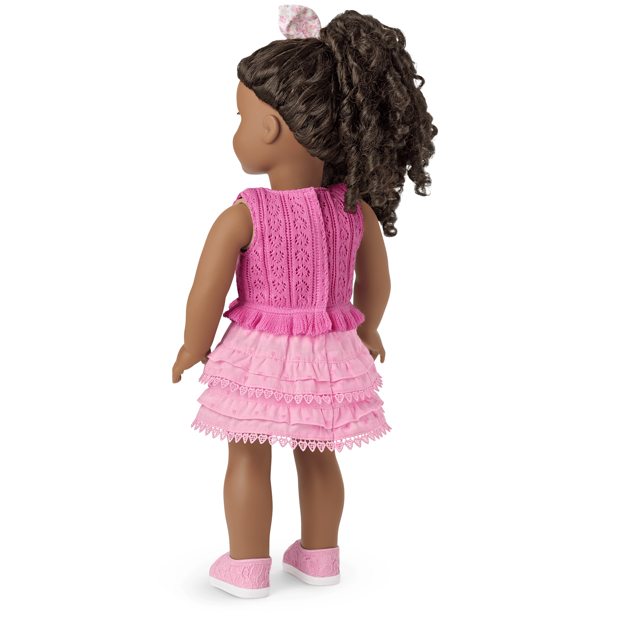 American Girl x LoveShackFancy Rosy Ruffles Billie Skirt for 18-inch Dolls - Image 3