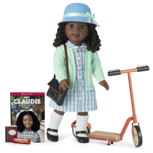 Claudie Wells 18-inch Doll. Book. Accessories & Scooter (Historical Characters)
