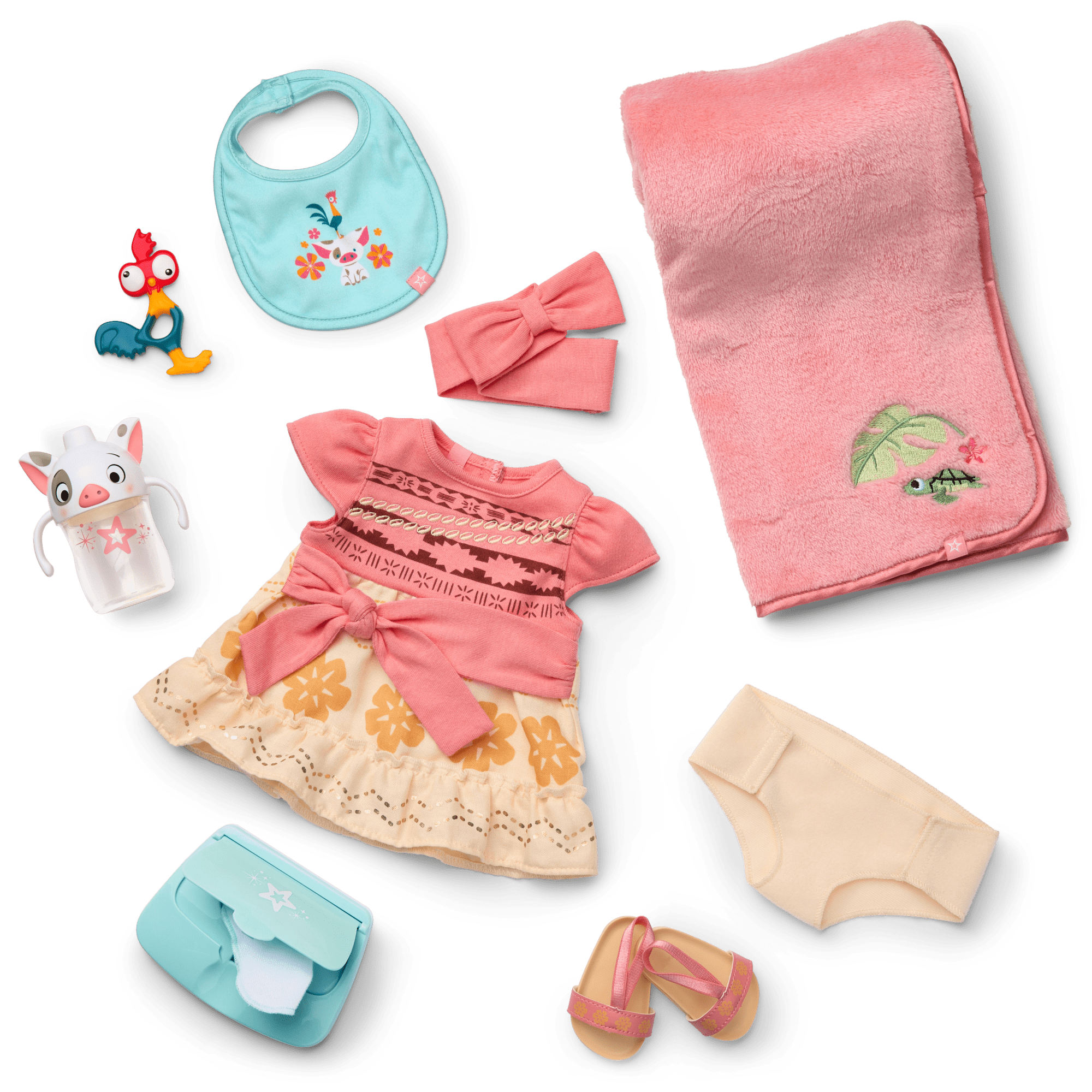 Disney Princess Moana Cuddle & Care Set with Bitty Baby Doll by American Girl - Image 2
