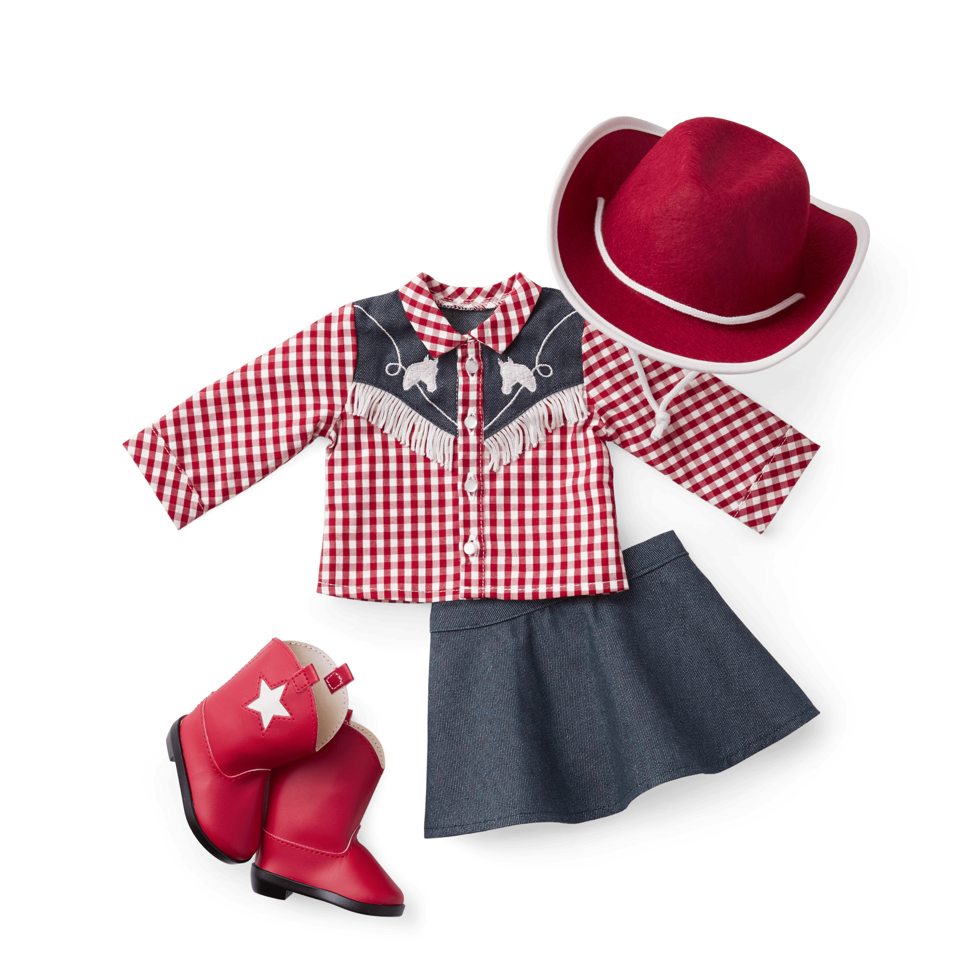 Maryellen's Cowgirl Costume for 18-inch Dolls (Historical Characters)