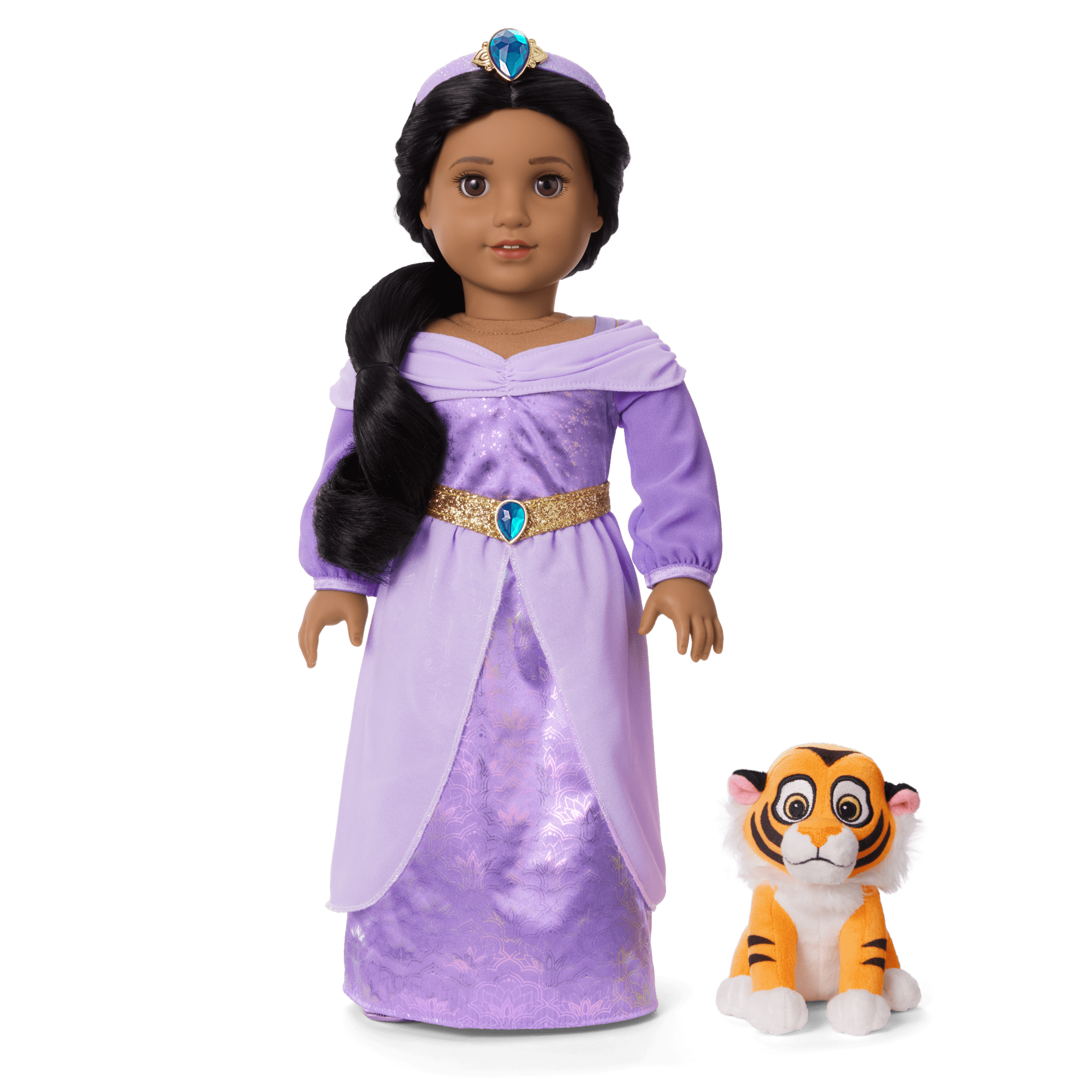Disney Princess Jasmine Formal Dress. Baby Rajah & Accessories for 18-inch Dolls by American Girl - Image 2