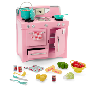 Maryellen's Vintage Stove & Accessories for 18-inch Dolls (Historical Characters)