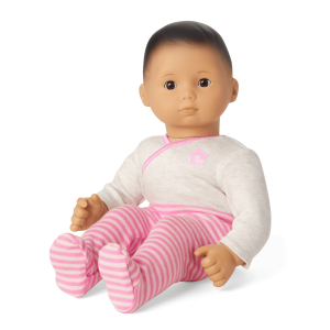 Bitty Baby Doll #4 with black hair in Pretty Pink