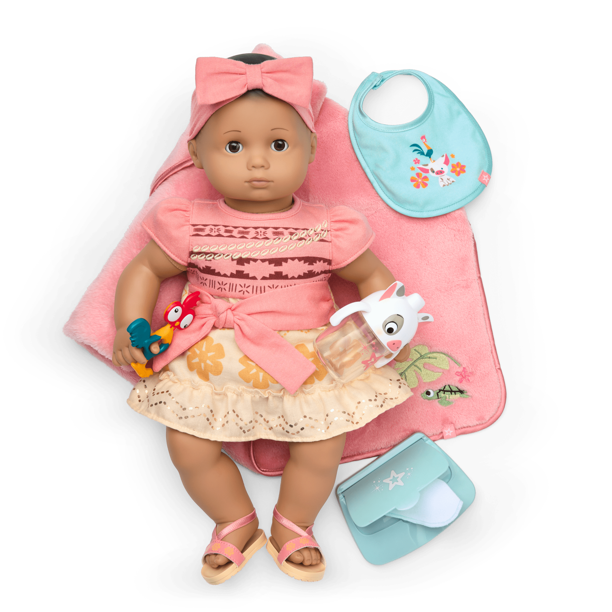 Disney Princess Moana Cuddle & Care Set with Bitty Baby Doll by American Girl - Image 3