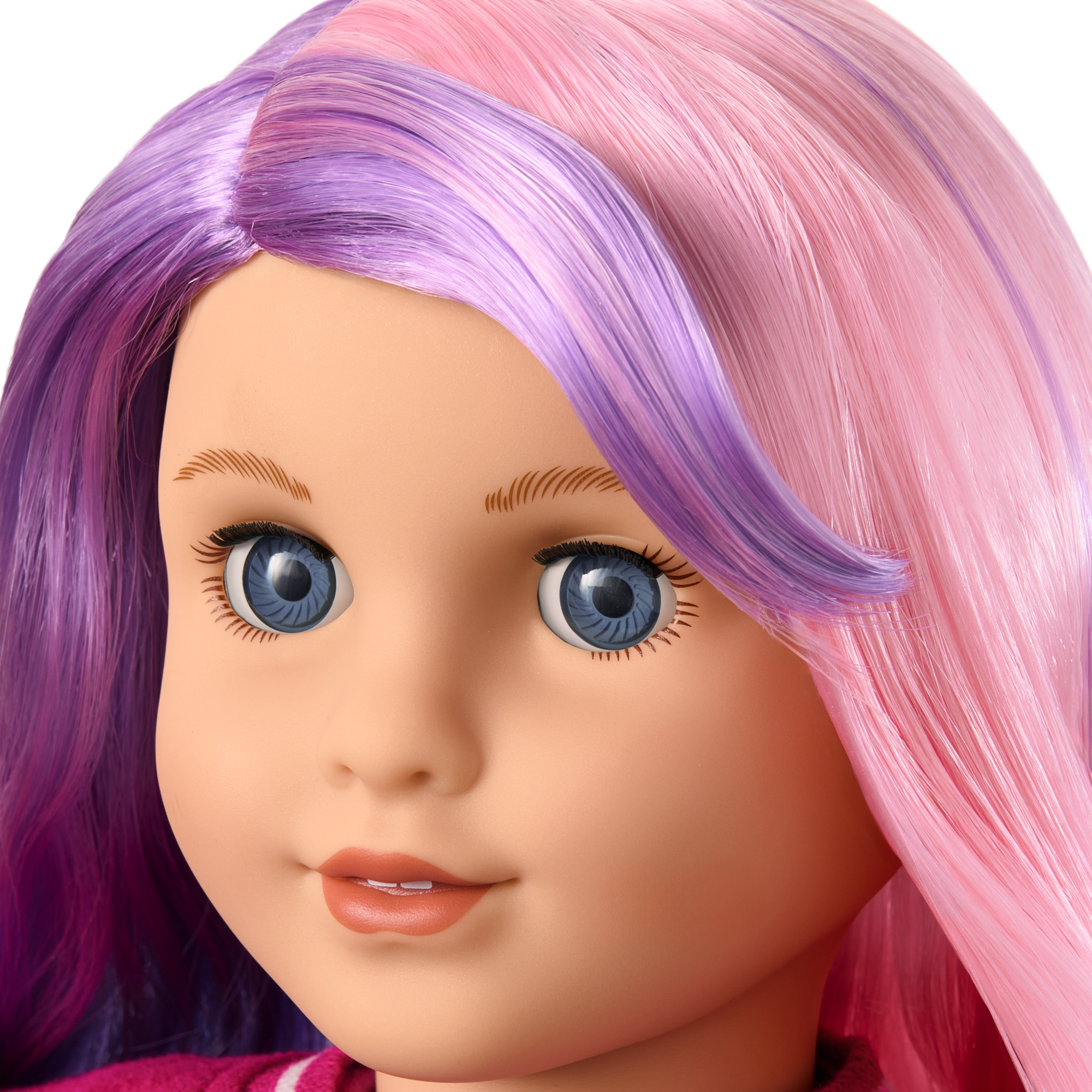 Truly Me 18-inch Doll #116 with wavy purple-and-pink hair - Image 4