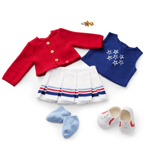 Team AG Sweater & Skirt Set for 18-inch Dolls