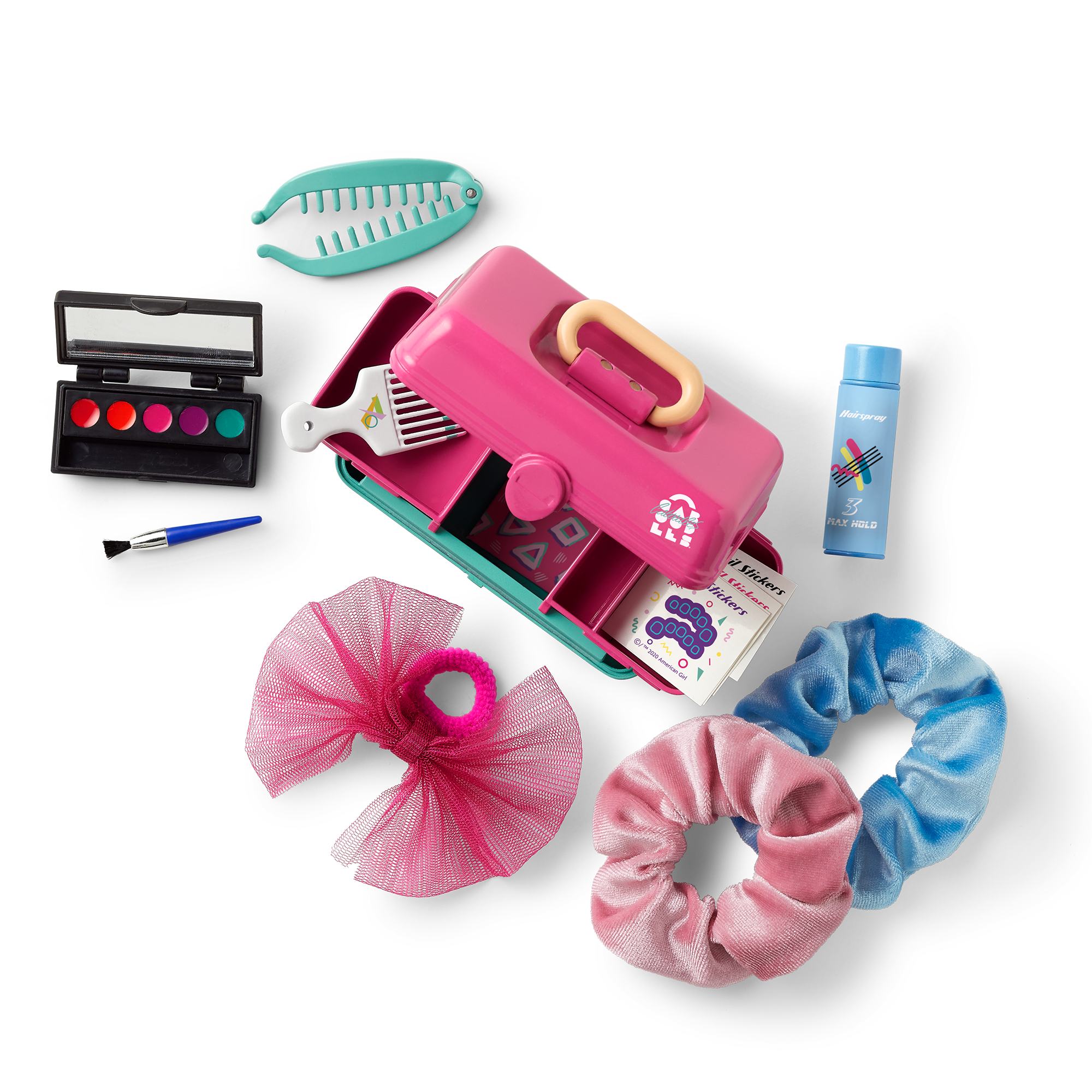Courtney's Party Dress. Caboodles & Hair Accessories for 18-inch Dolls (Historical Characters) - Image 9