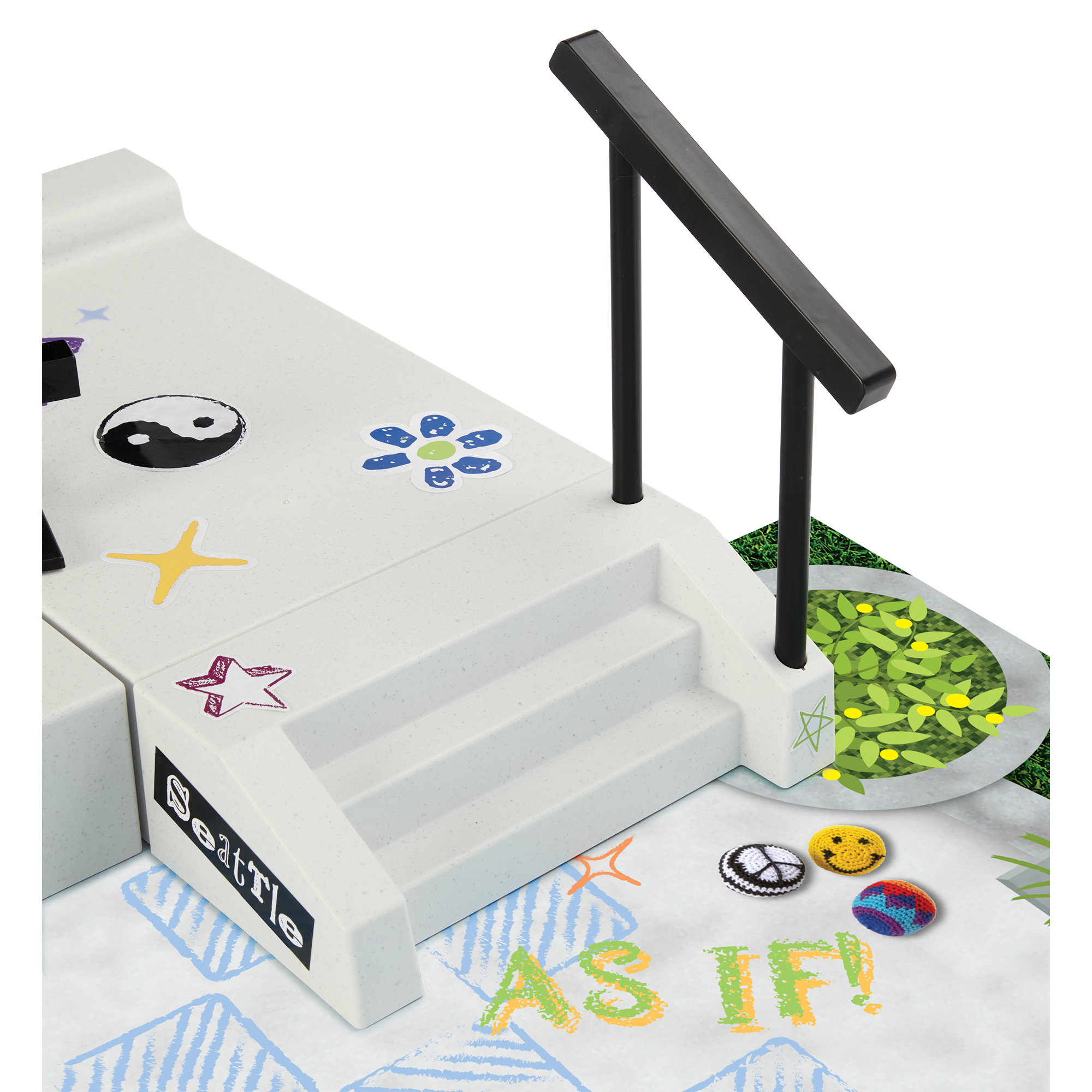 Isabel & Nicki's 2-in-1 Tennis Court & Skate Spot for 18-inch Dolls (Historical Characters) - Image 4