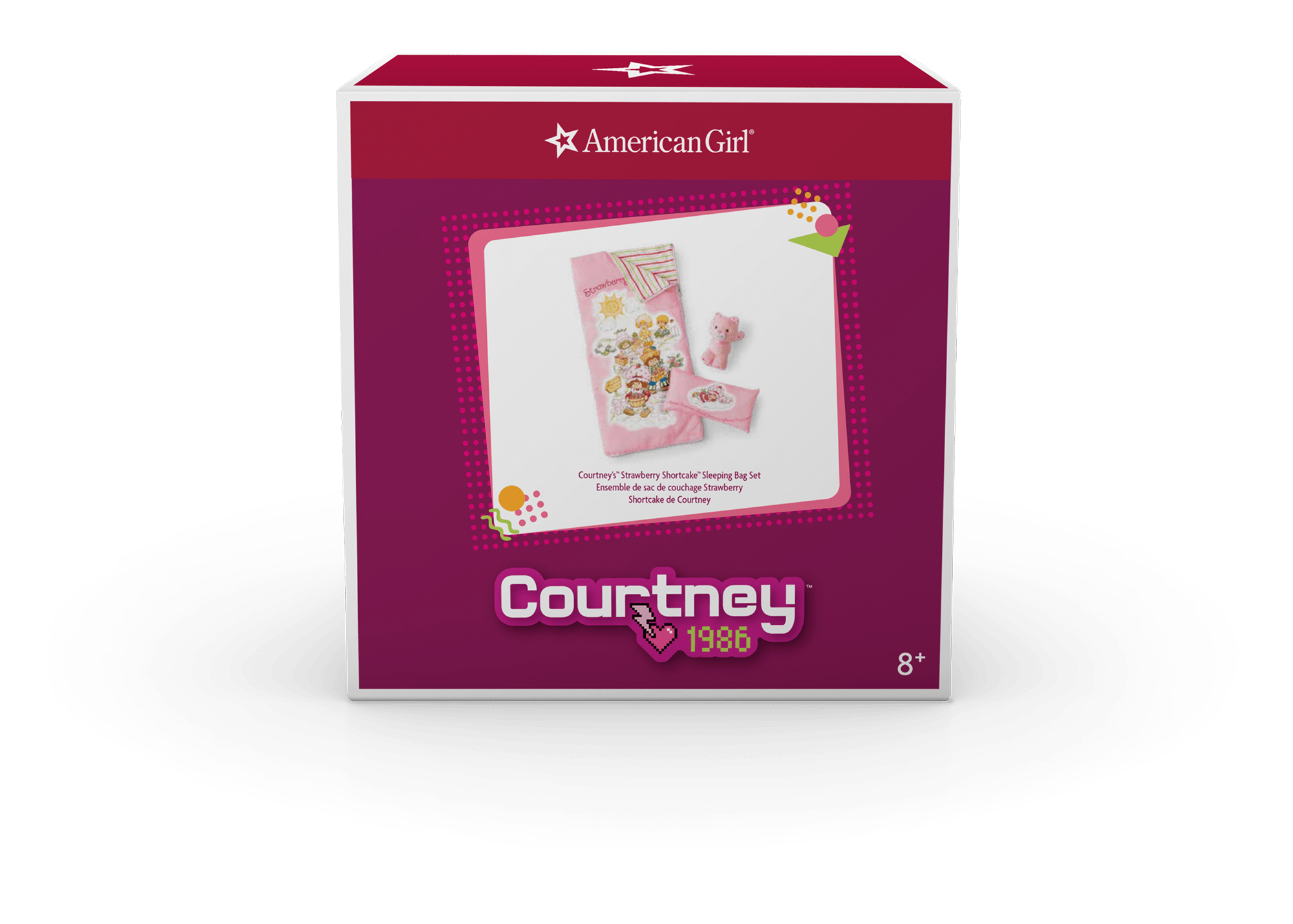 Courtney's Strawberry Shortcake Sleeping Bag Set for 18-inch Dolls (Historical Characters) - Image 5