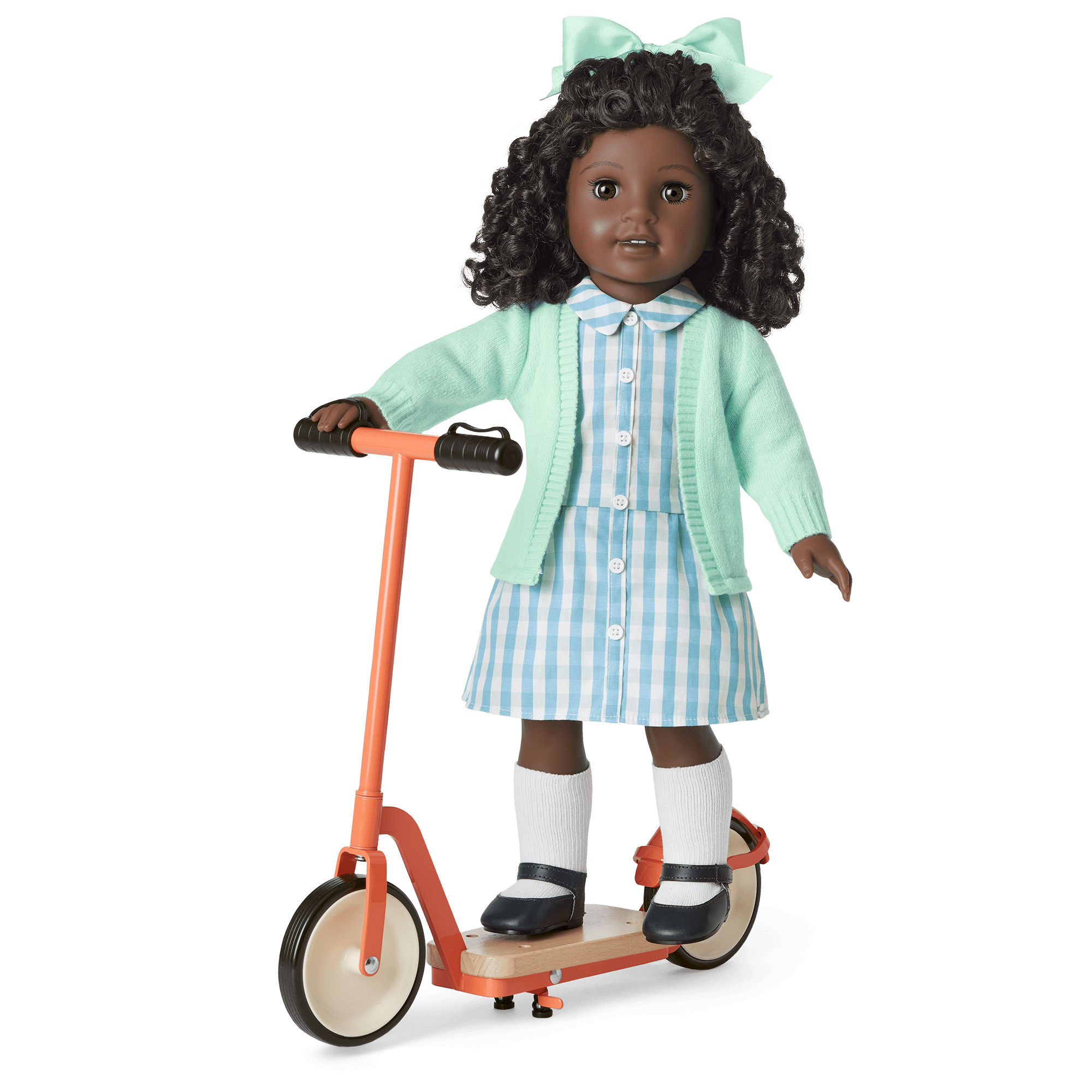 Claudie Wells 18-inch Doll. Book. Accessories & Scooter (Historical Characters) - Image 7