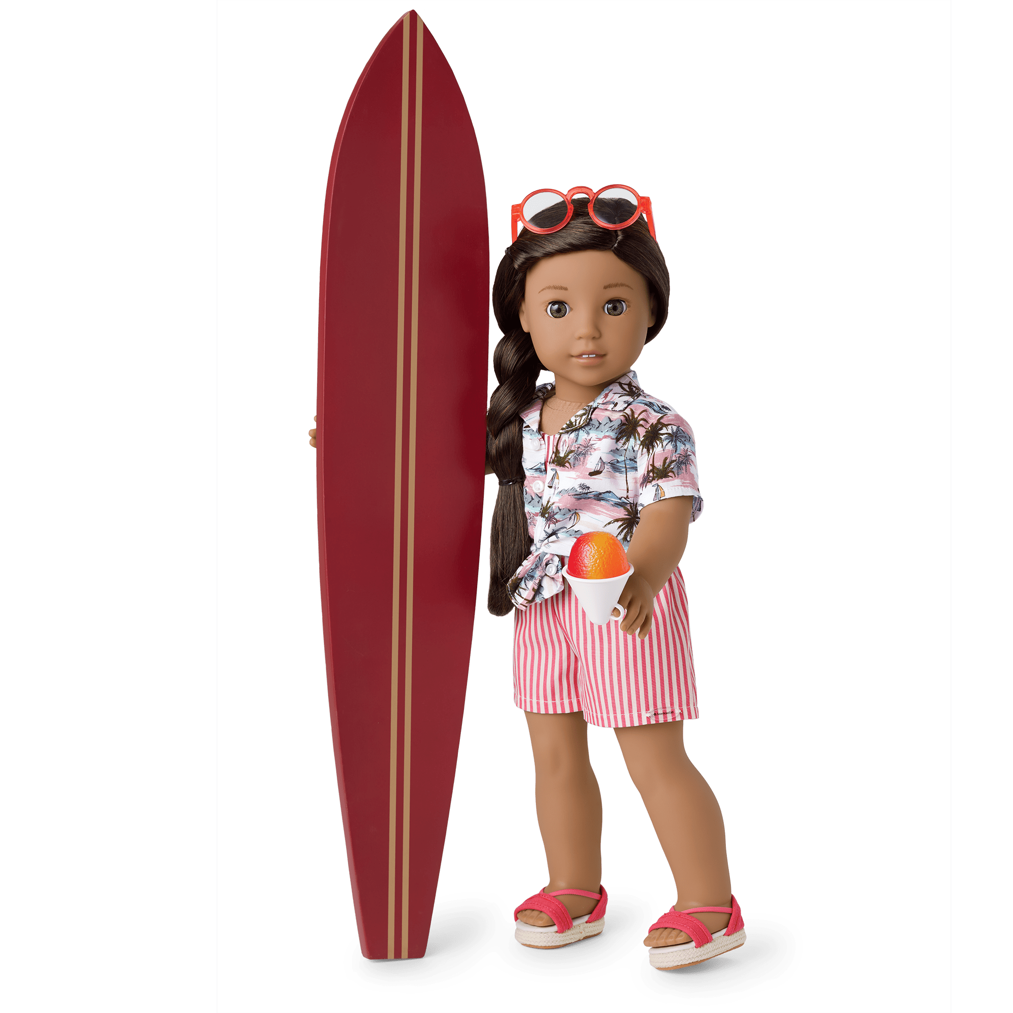 Nanea's Swimsuit & Beach Accessories for 18-inch Dolls (Historical Characters)