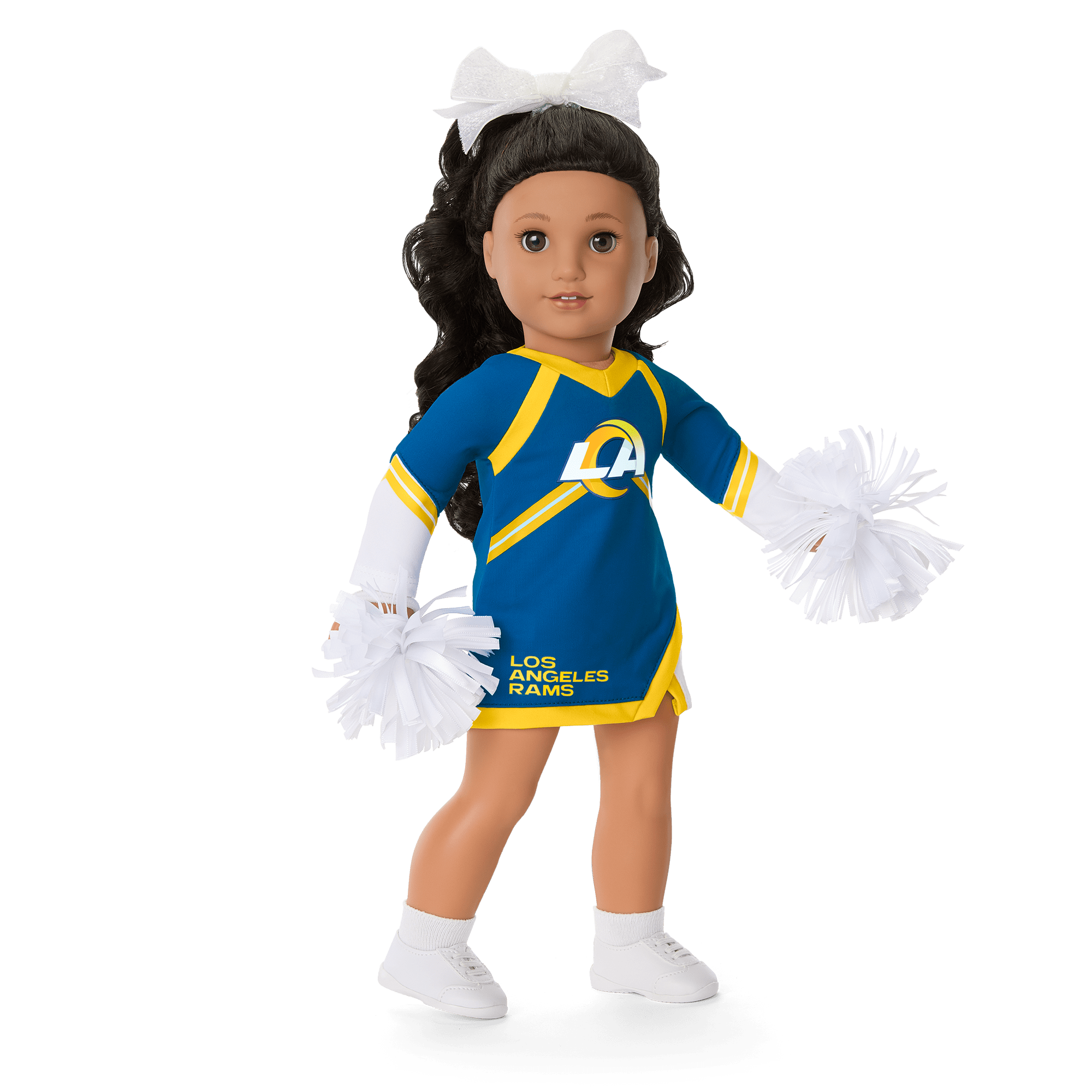 American Girl x NFL Los Angeles Rams Cheer Uniform for 18-inch Dolls - Image 2