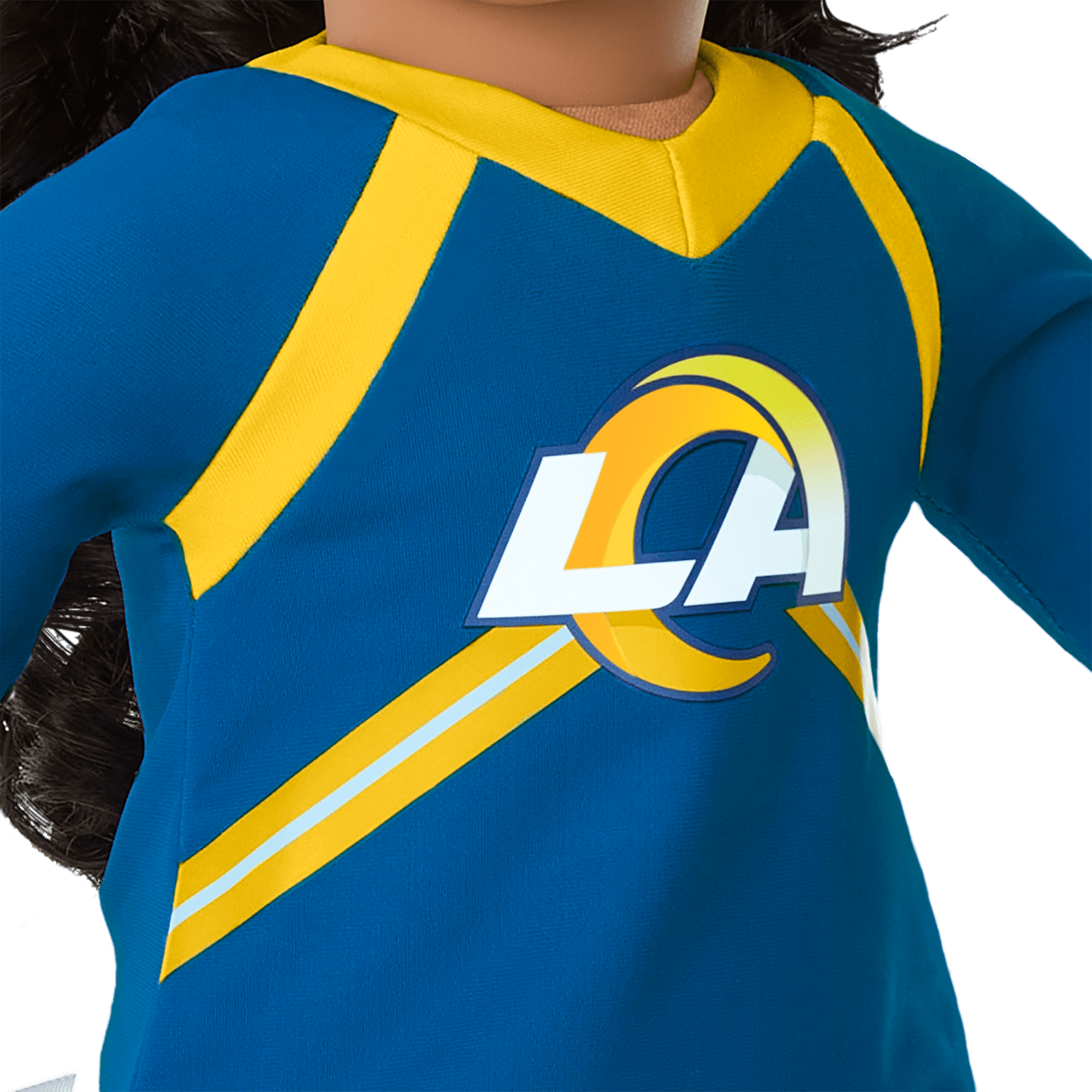 American Girl x NFL Los Angeles Rams Cheer Uniform for 18-inch Dolls - Image 5
