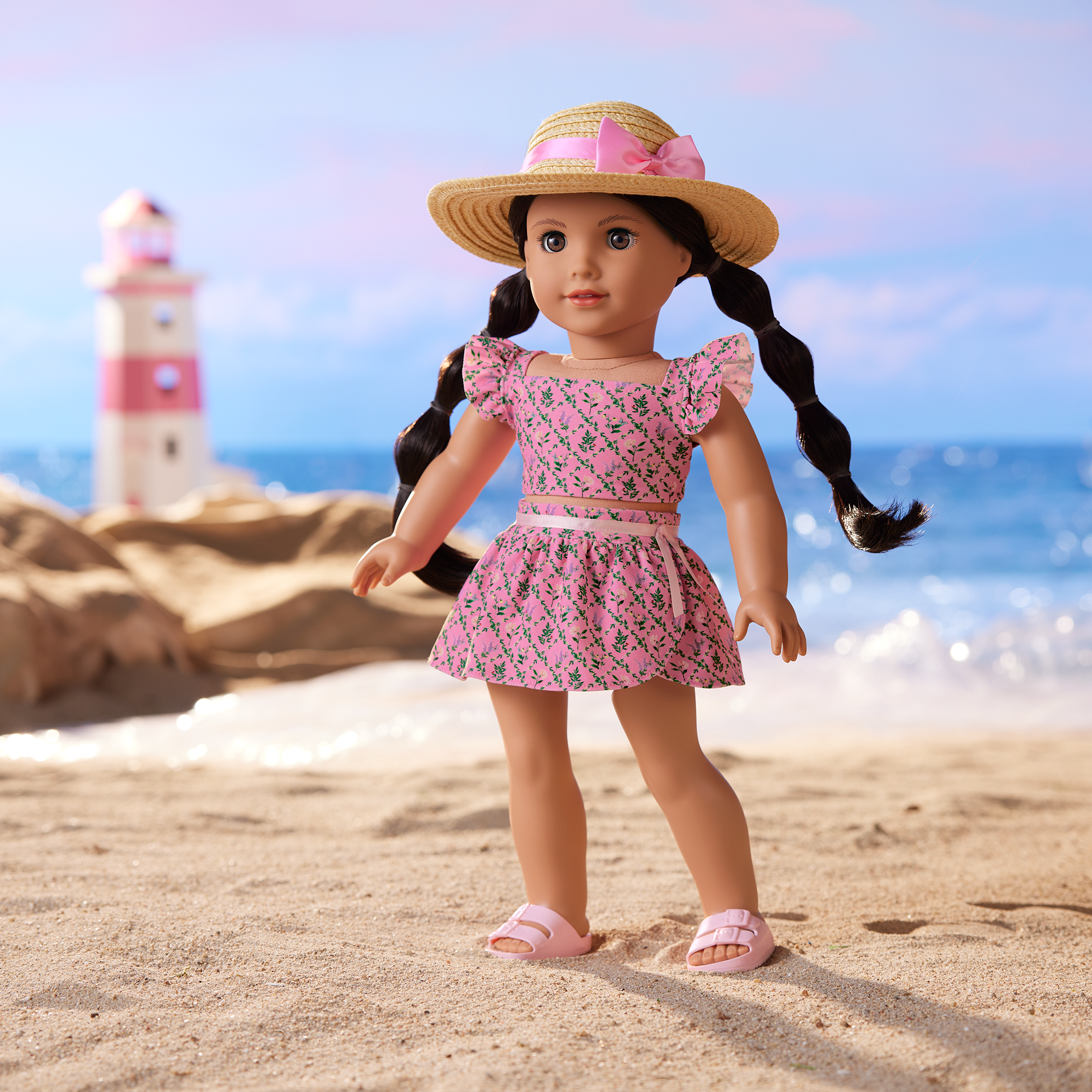 Raquel's Beach Outfit for 18-inch Dolls (Girl of the Year 2026) - Image 11