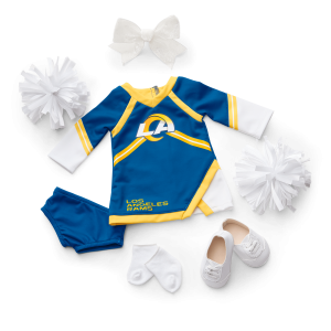 American Girl x NFL Los Angeles Rams Cheer Uniform for 18-inch Dolls