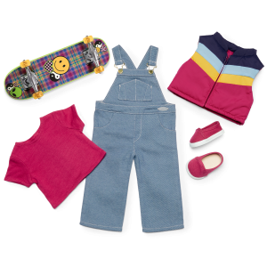 Nicki's Skateboarding Outfit for 18-inch Dolls (Historical Characters)