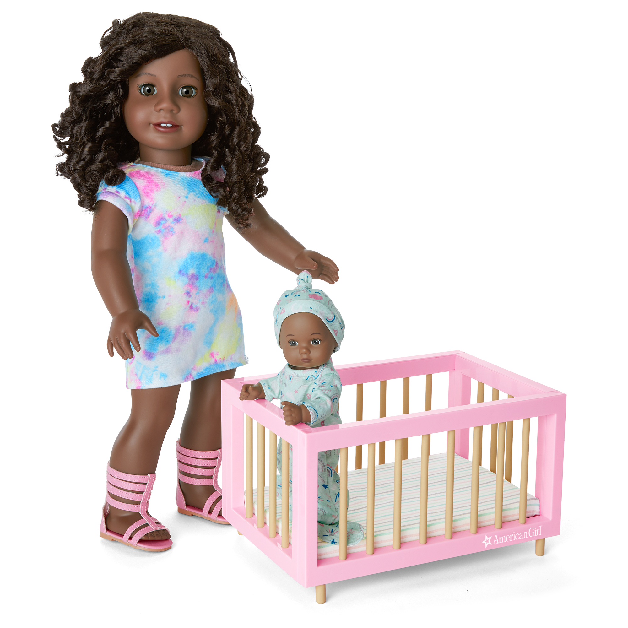 Little Bitty Baby Crib & Sleeper Set for 7.75-inch Dolls - Image 2