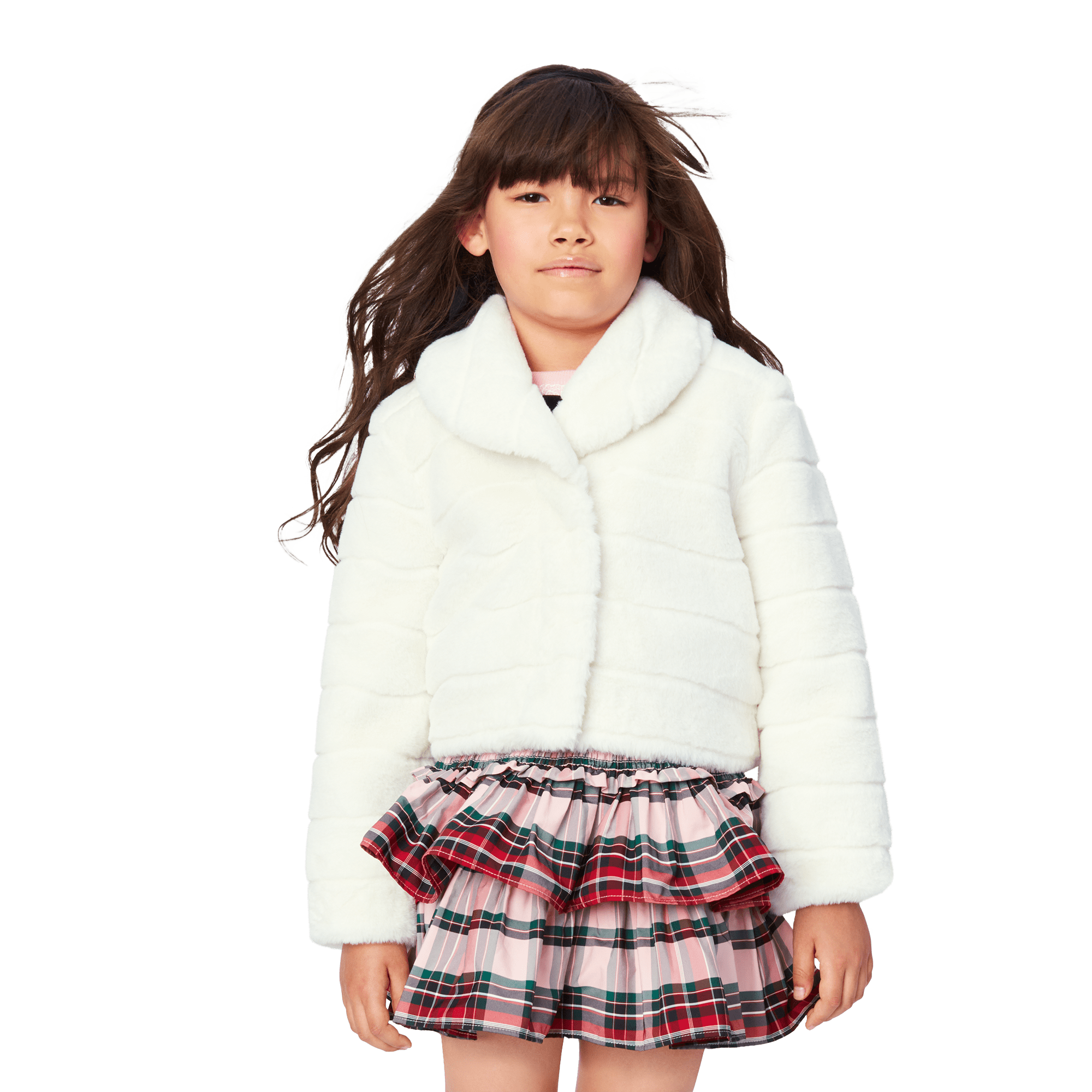 American Girl x Janie and Jack Winter-White Jacket for Girls